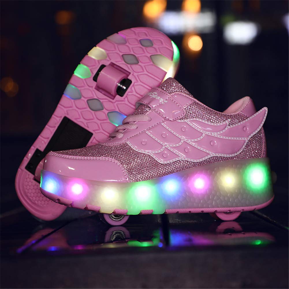LED Trainers, LED Light-UP Rolschaatsen Schoenen, voor Unisex Kids