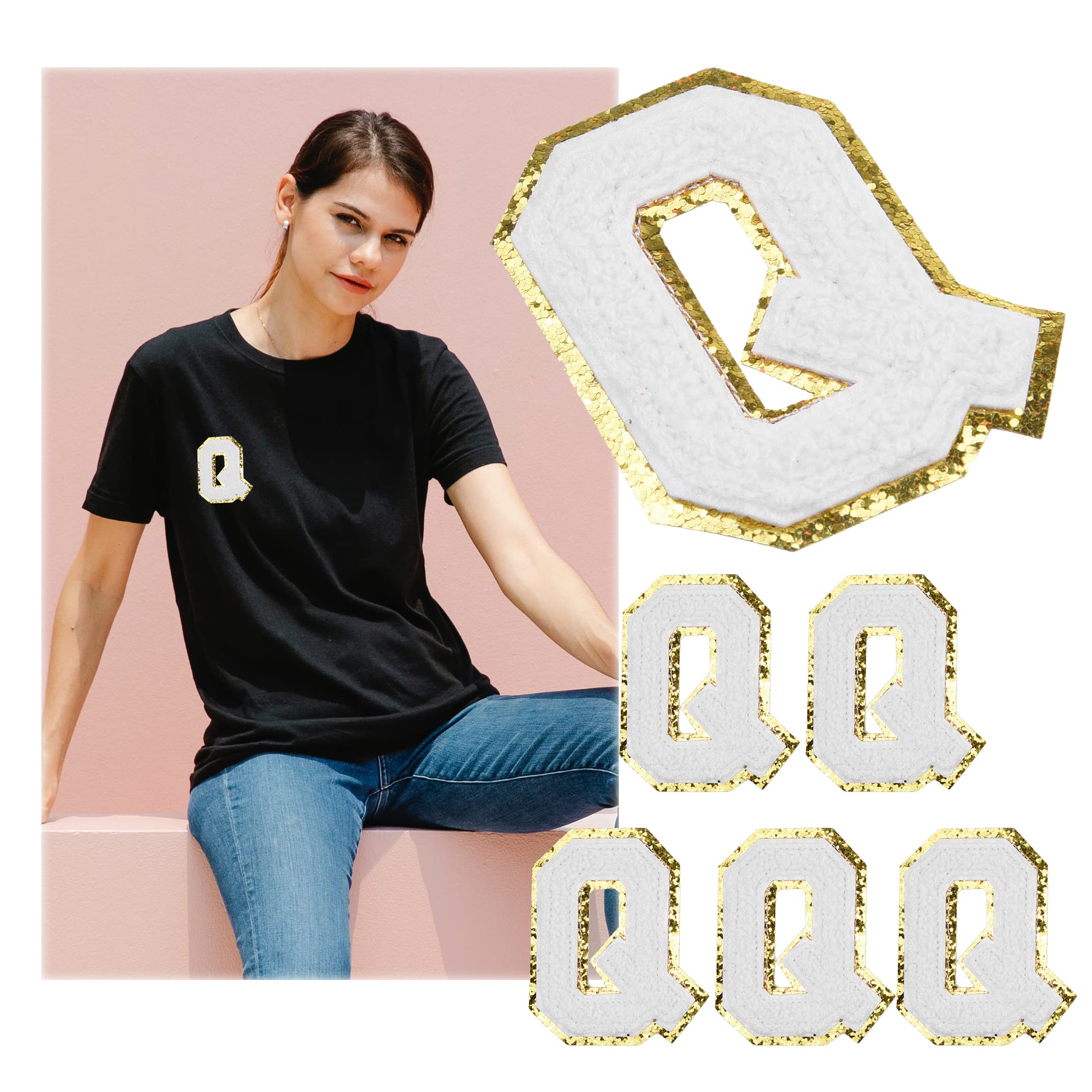Kare & Kind Iron On Letter Patches - A-Z Alphabet Chenille Embroidered-image-5c12c16a-5d28-4a9a-8d67-643f4961cbdc-58804