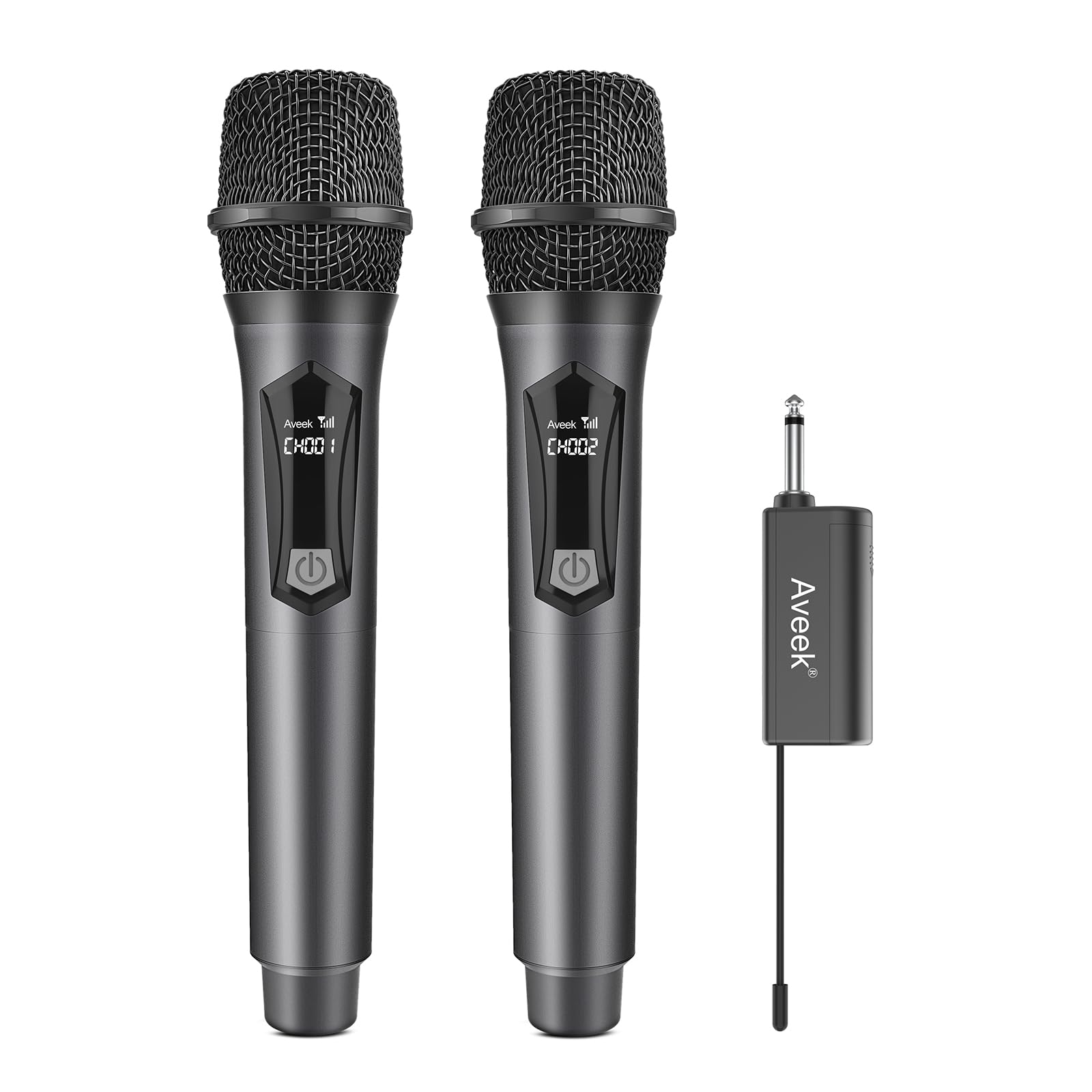 Wireless Microphone System Dual Mics - Grey V8-image-5f177351-9958-44da-81ad-f530d047a30a-37