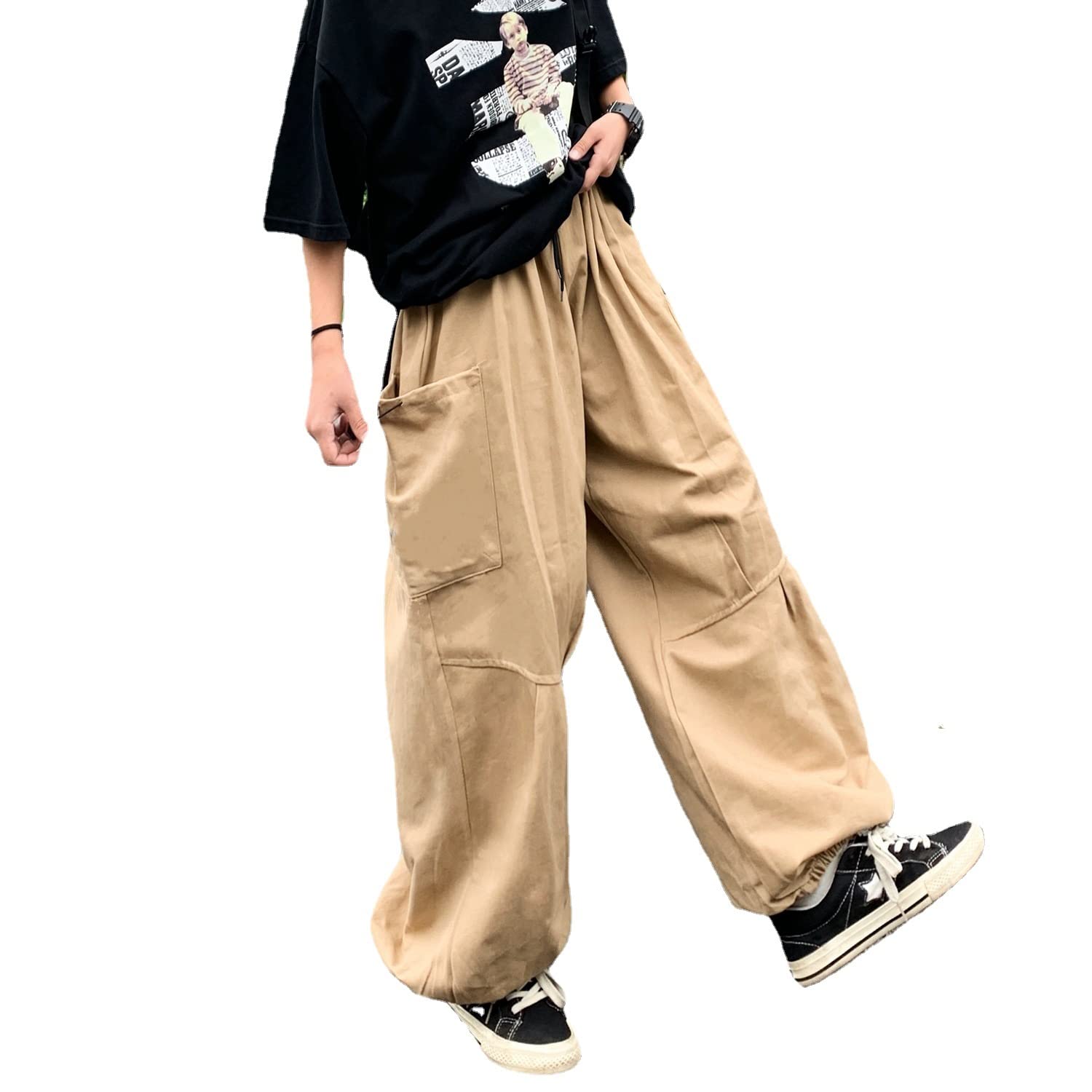 Baggy Cargo Pants Gothic Harajuku High Waist 90s Loose Y2K Women