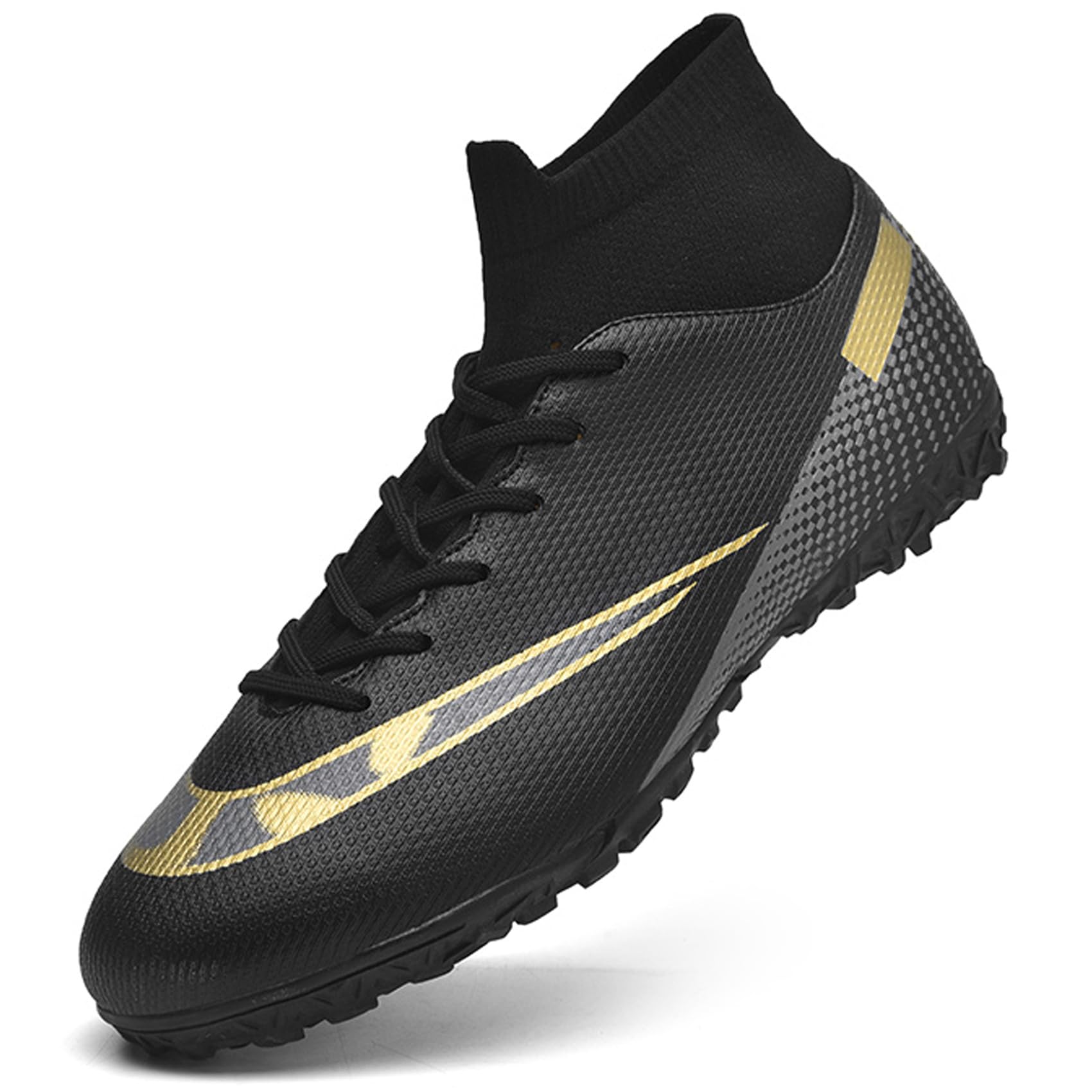 High-Top Football Boots - Black Gold 2.5 UK-image-0985098a-a5b1-45be-a475-4c51066ef77b-89166