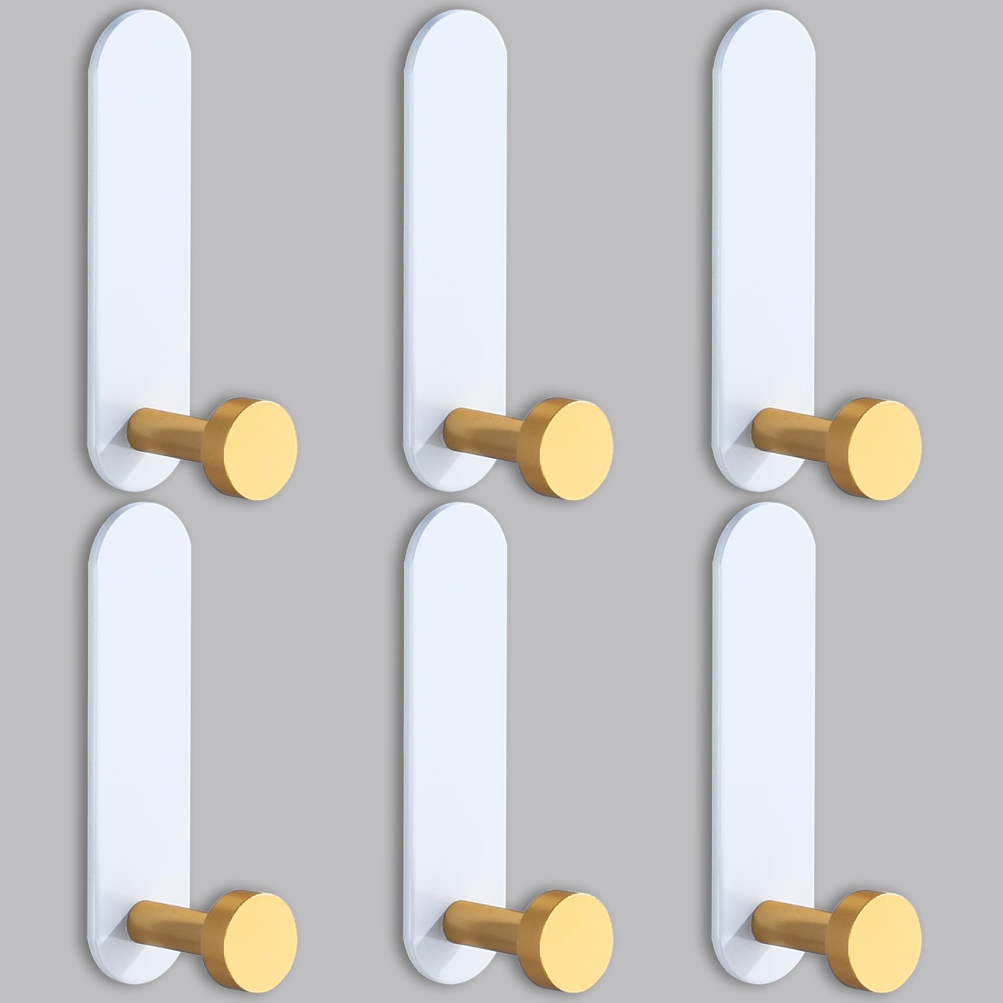 HNVNER Adhesive Hooks Heavy Duty, Modern Stick on Coat Hooks for 6-image-52b68a82-a694-4941-874e-9afa6f692c7b-53859
