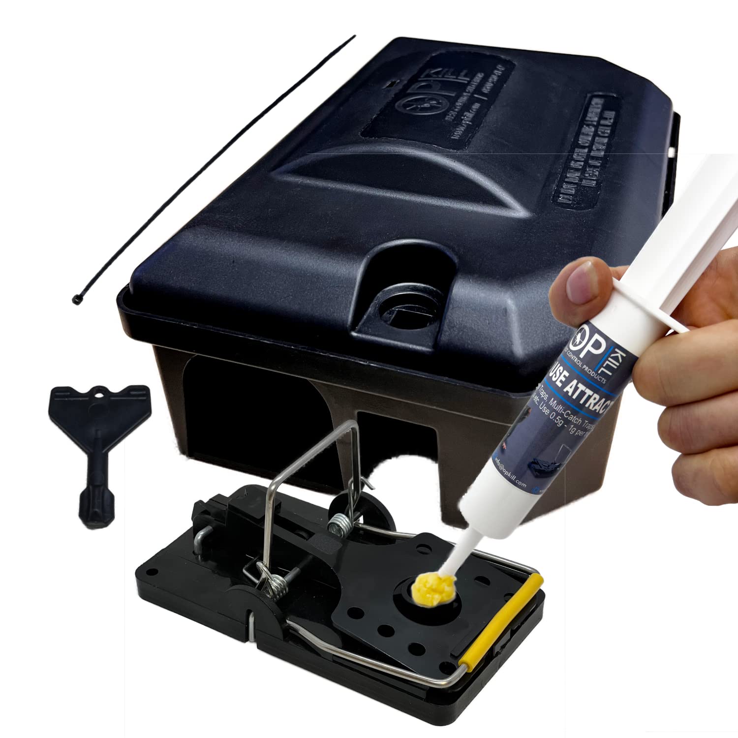 Rat Snap Trap with Bait Box - Black-image-41086949-0298-49ff-81f4-ceb05b48f285-110279