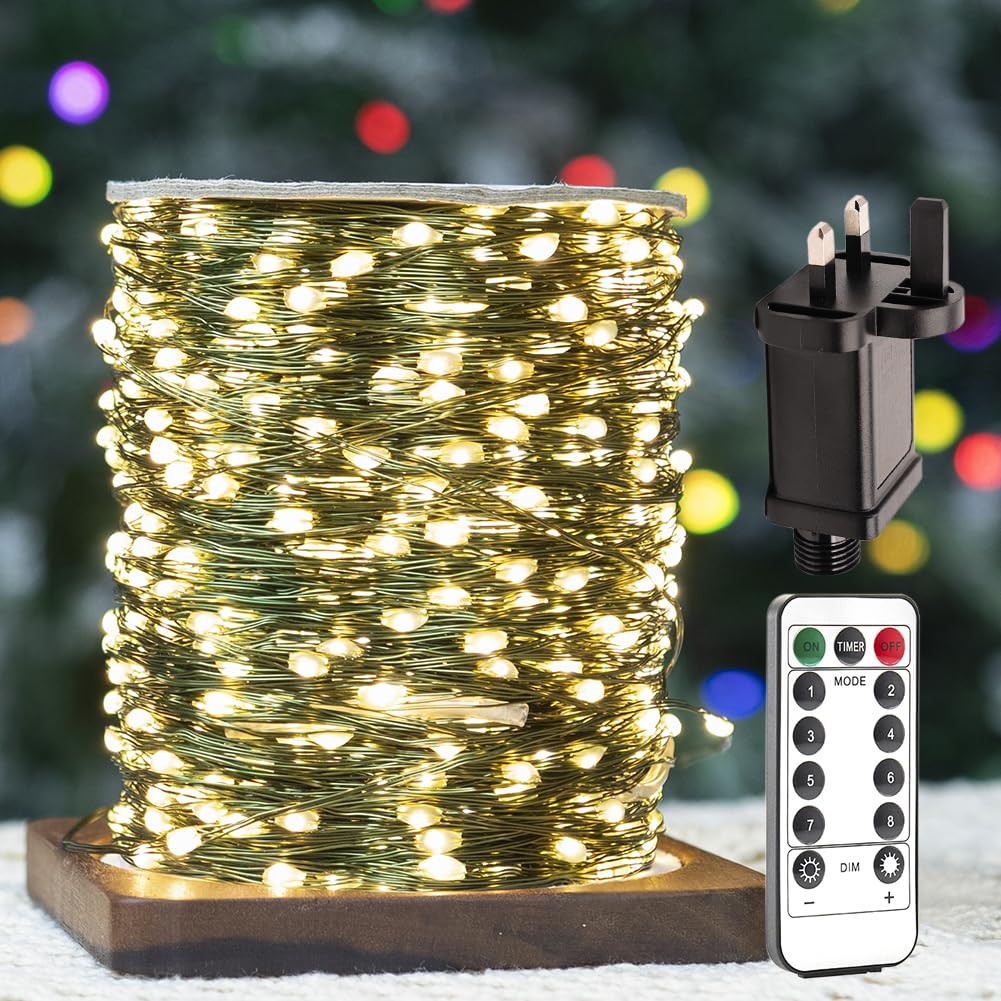 Fairy String Lights 1200 LEDs - Warm White 400FT-1200LED-image-66c2cb44-6e02-459d-9d06-6f13196be499-114200
