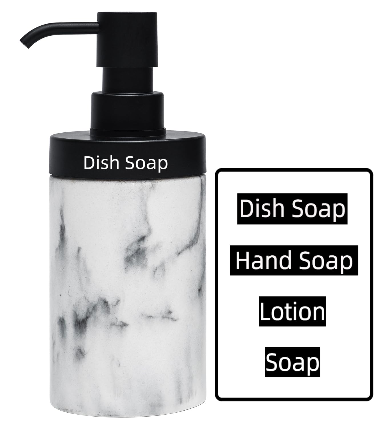 Suanti Bathroom Marble Soap Dispenser Set-Marble Wide Open, (White)-image-d1b51155-02f4-4256-9085-cac68f367911-53330