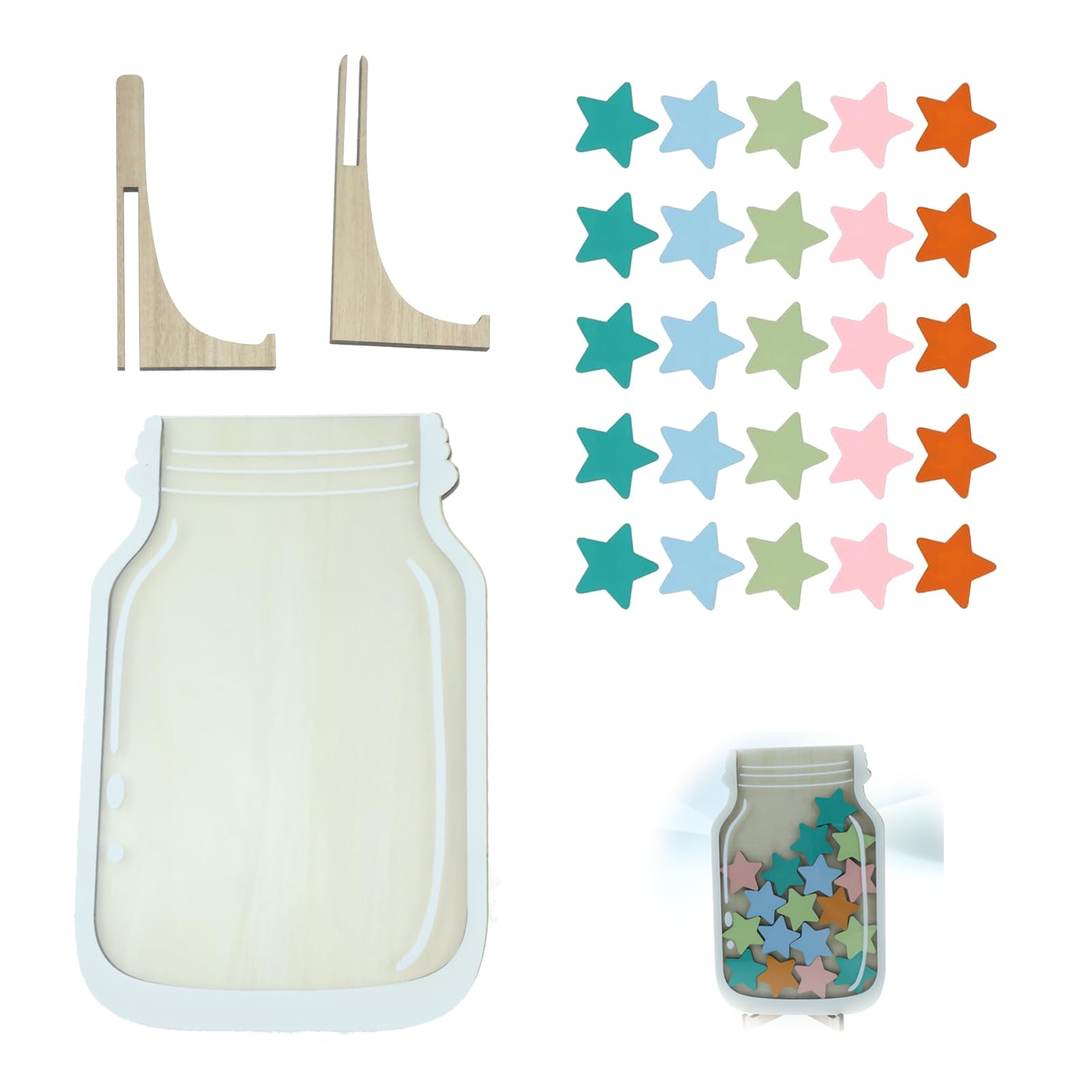 Reward Jar With Star Tokens, Reward Chart For Children Good Behaviour-image-6191419c-29ce-4196-b5c5-6a8179b96c5f-54377