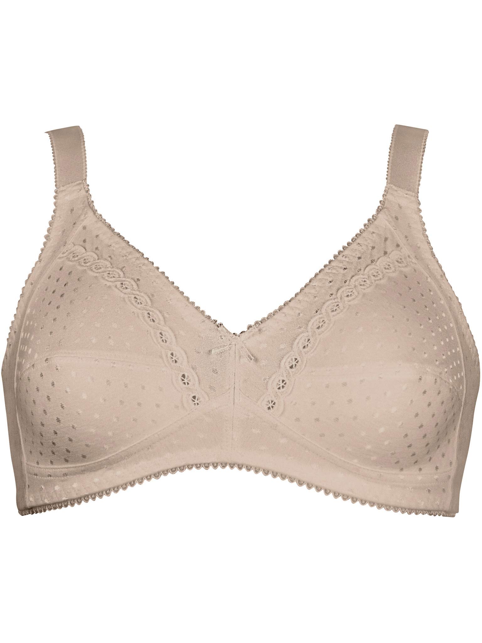 Naturana Women's Wire-Free Soft Cup Bra, Light Beige, 36B - Comfortable Cotton Blend-image-5d75a0be-fea2-40d2-b718-a5c9bcae6a4b-55159