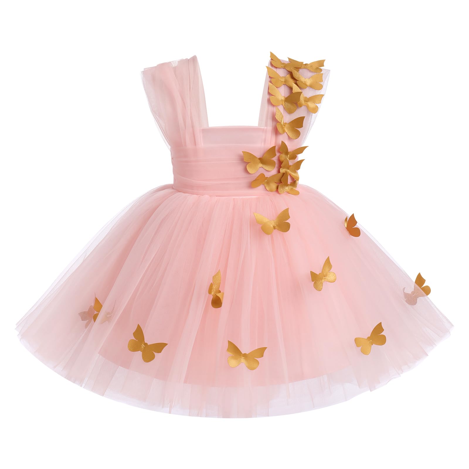 Kids Flower Girl Dress - Pink Gold Size 110-image-9320299a-f08f-4831-be6f-43e948b4bb66-91052