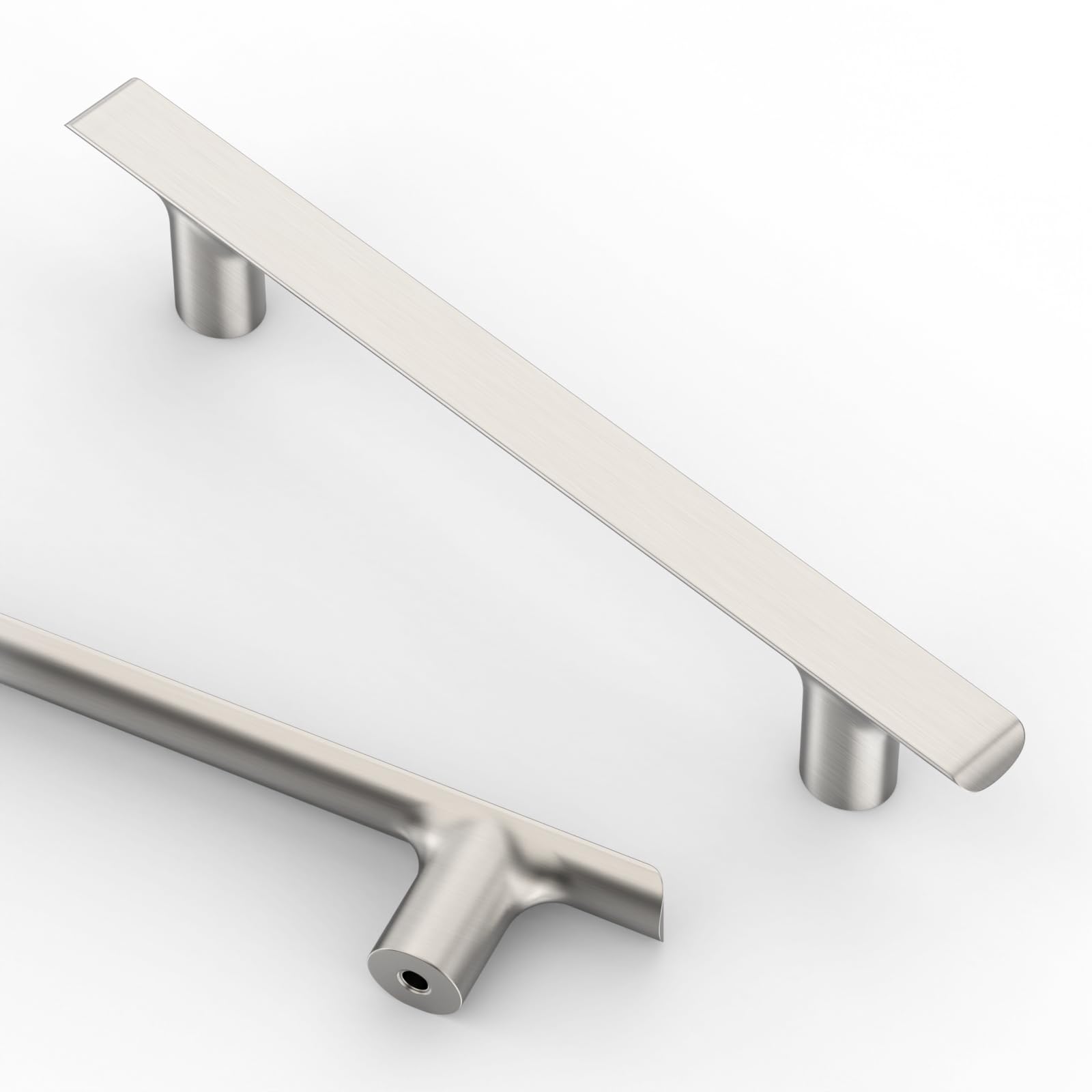 Cupboard Handles 10 Pack - Brushed Satin Nickel 128MM-image-dbb9f47f-c51f-476e-9dca-03abc2da1195-118601