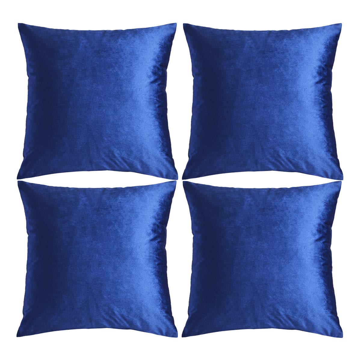 Velvet Cushion Covers Set of 4 - Blue 45x45cm-image-bbcadc52-e1a7-43f2-a93c-6c9ec0767dda-117182