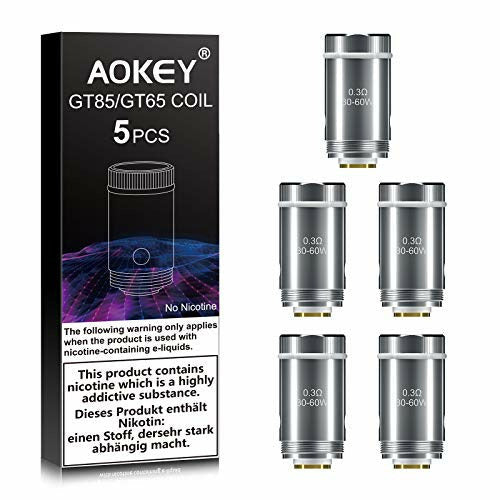5 Pcs ] AOKEY GT65 GT85 GT 0.3 OHm Resistance Coils, Only Fit For AOKEY