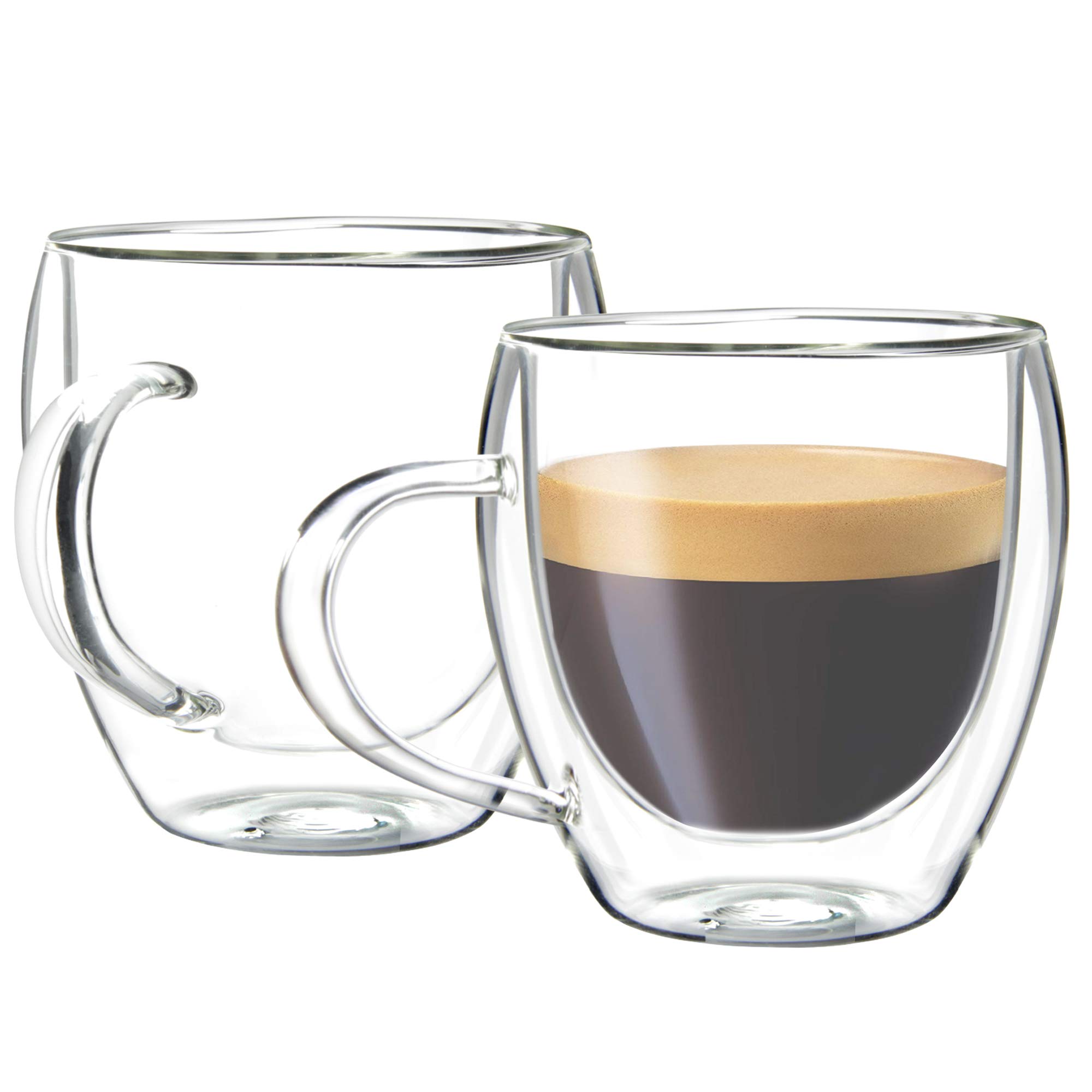 Youngever Pack Espresso Mugs, Double Wall 2 160ML Glass Glass Glass-image-22dd6c4b-4597-4b40-b9e9-dae88f3af648-64812