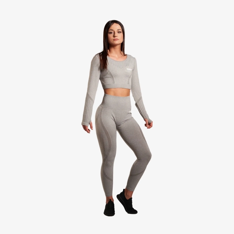 Forza High Waist Leggings – Pearl Grey - Large-image-d6302293-ce7d-4f7c-9237-a11321bd1a28-3254