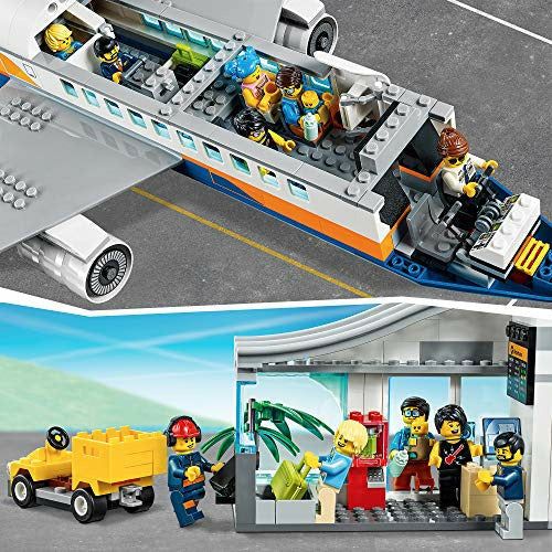 LEGO 60262 City Airport Passenger Airplane, Terminal Truck Play