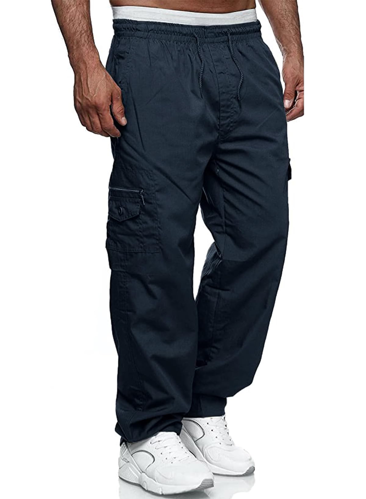 Men's Cargo Work Trousers - Blue 32-image-ea8a751e-c4e2-4f47-b18a-a617b9cf392d-94315