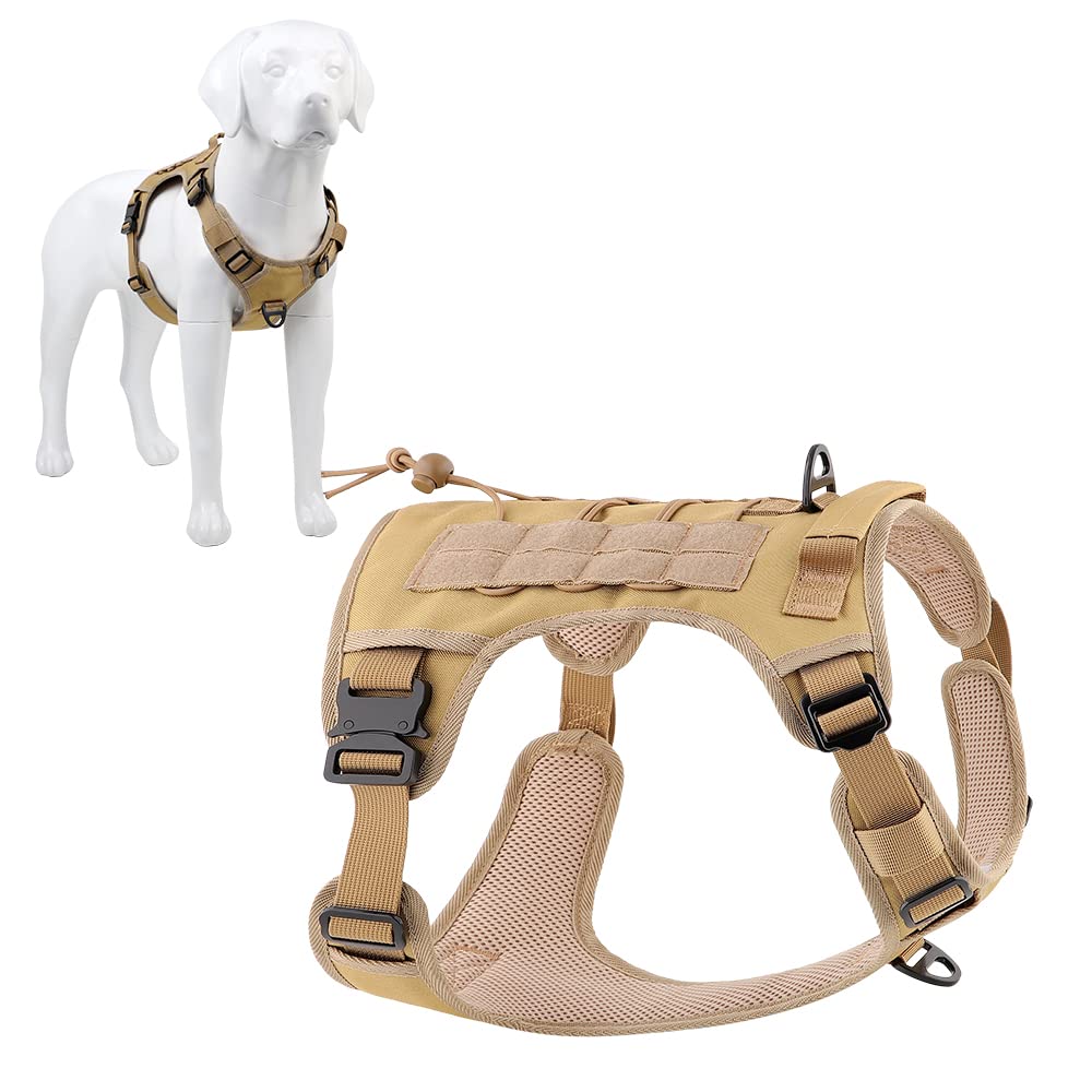 Tactical Dog Harness No Pull - Khaki Small-image-7b796b50-393a-48b1-8545-64f7c38165c5-117533