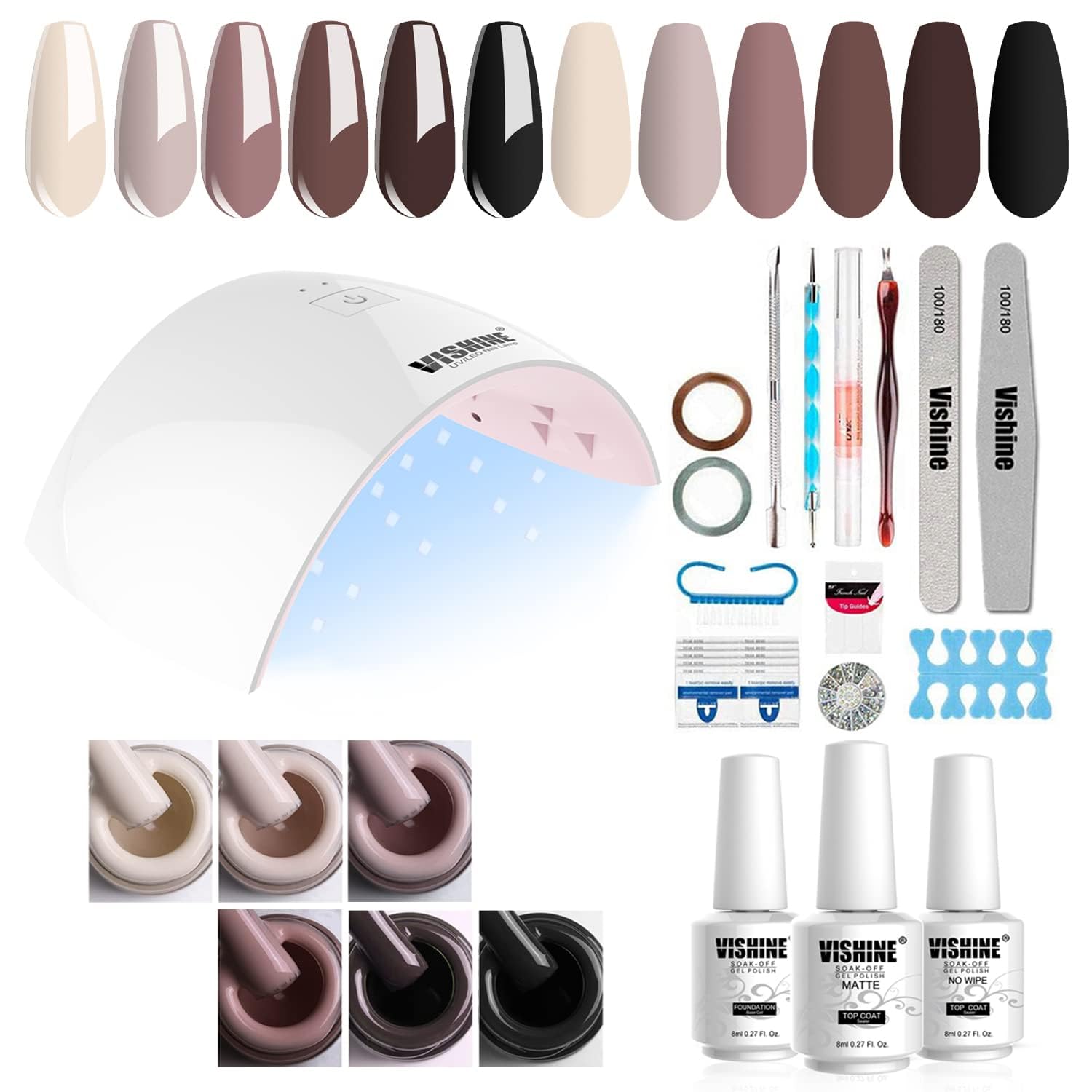 Gel Nail Polish Starter Kit - Kit 002