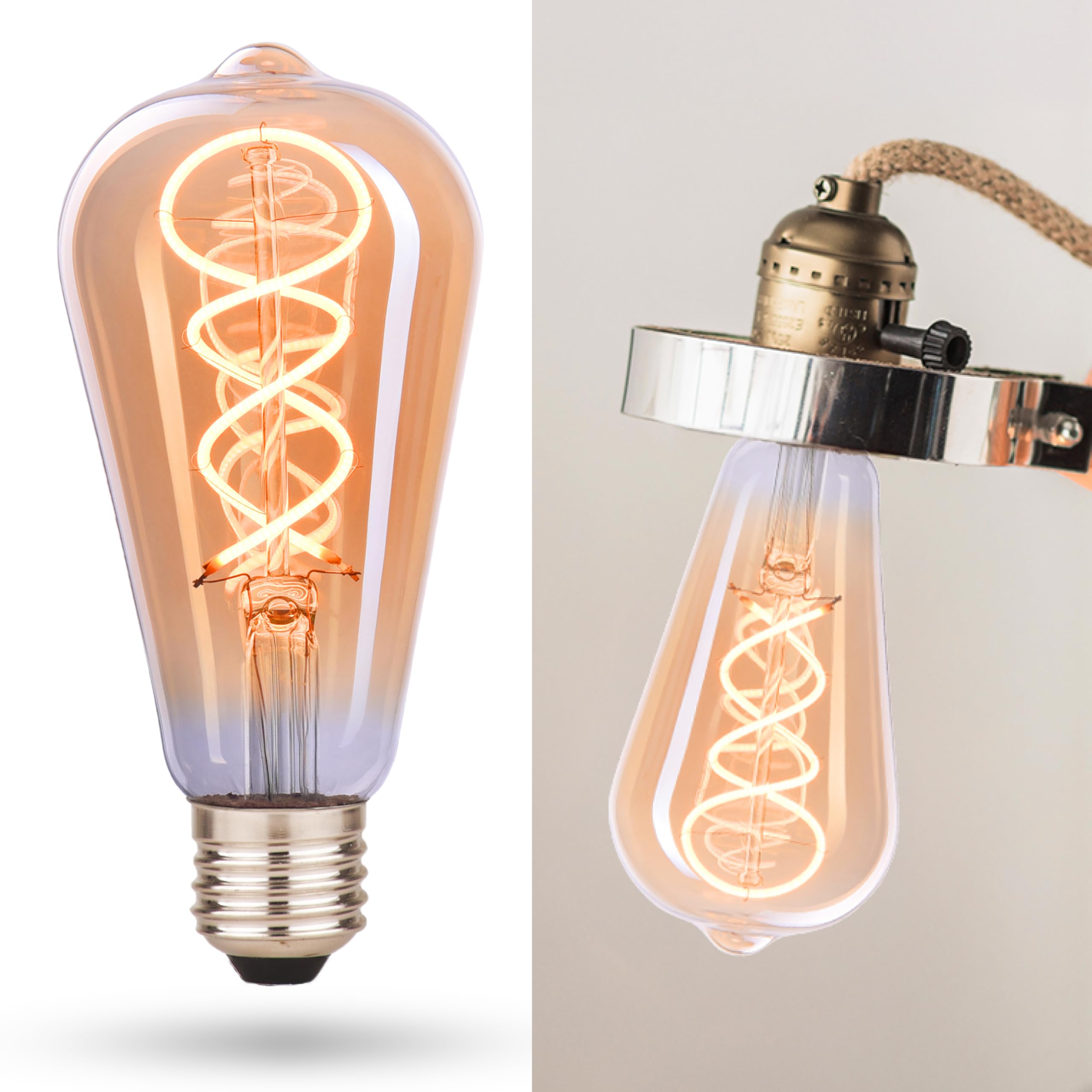 Vintage LED Light Bulbs 6 Pack E27 38W Equivalent - Warm White-image-72048d04-3ce2-4dcc-8af0-c78274daeb91-94532