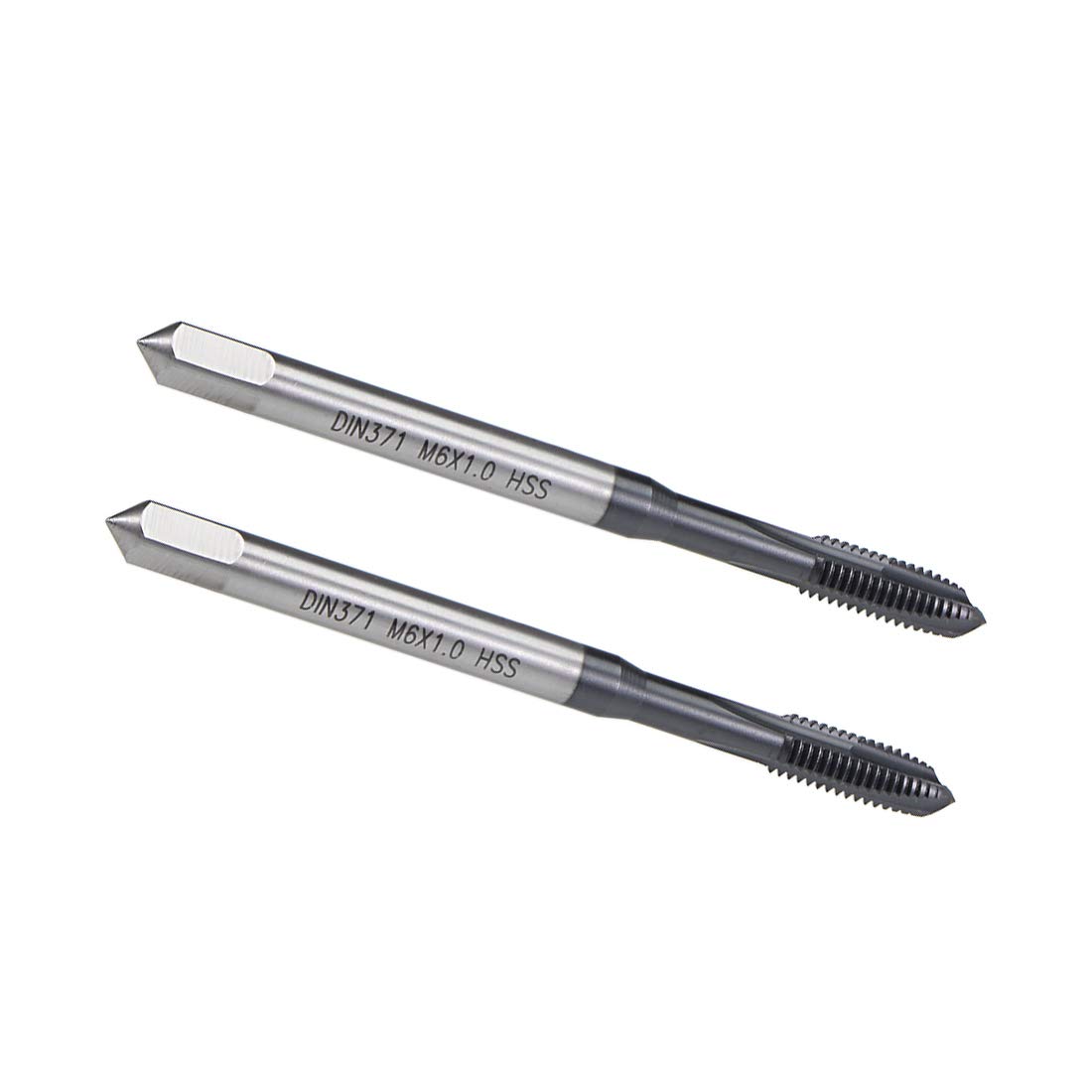 M6 x 1 High-Speed Steel Spiral Point Threading Tap, TICN Coated, 2pcs - Ideal for Precision Thread Repair-image-0659d746-f3f6-44eb-a0a1-470b7587fa8b-60751