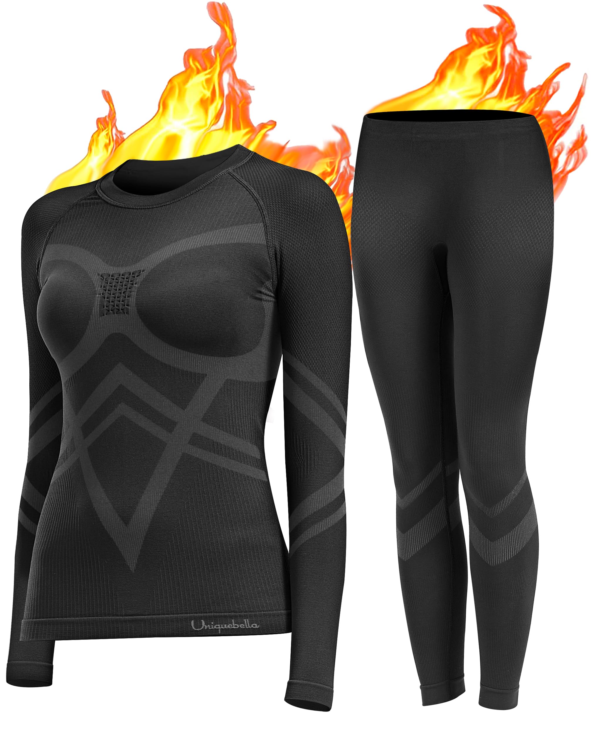UNIQUEBELLA Women's Quick Dry Thermal Underwear Set for Winter Sports & Yoga-image-aab12e4b-f66c-4e59-aa42-19ec08967b2c-43261
