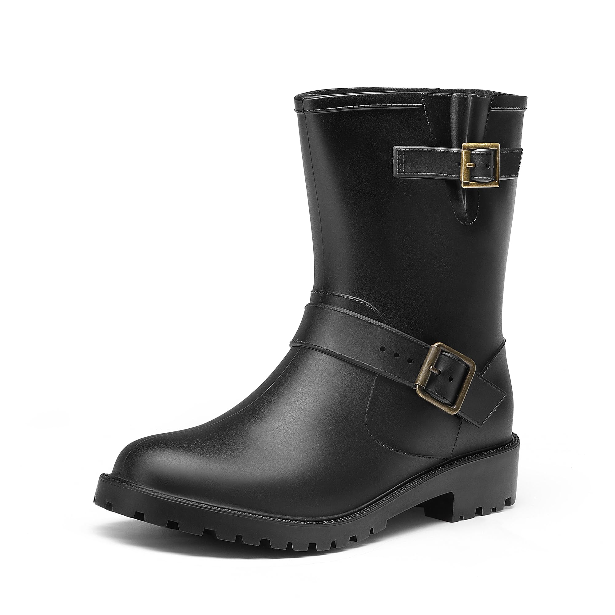 Women's Waterproof Wellington Boots - Black UK 4.5-image-388658ef-148d-4eac-83fb-3ffdd8135ab5-83315