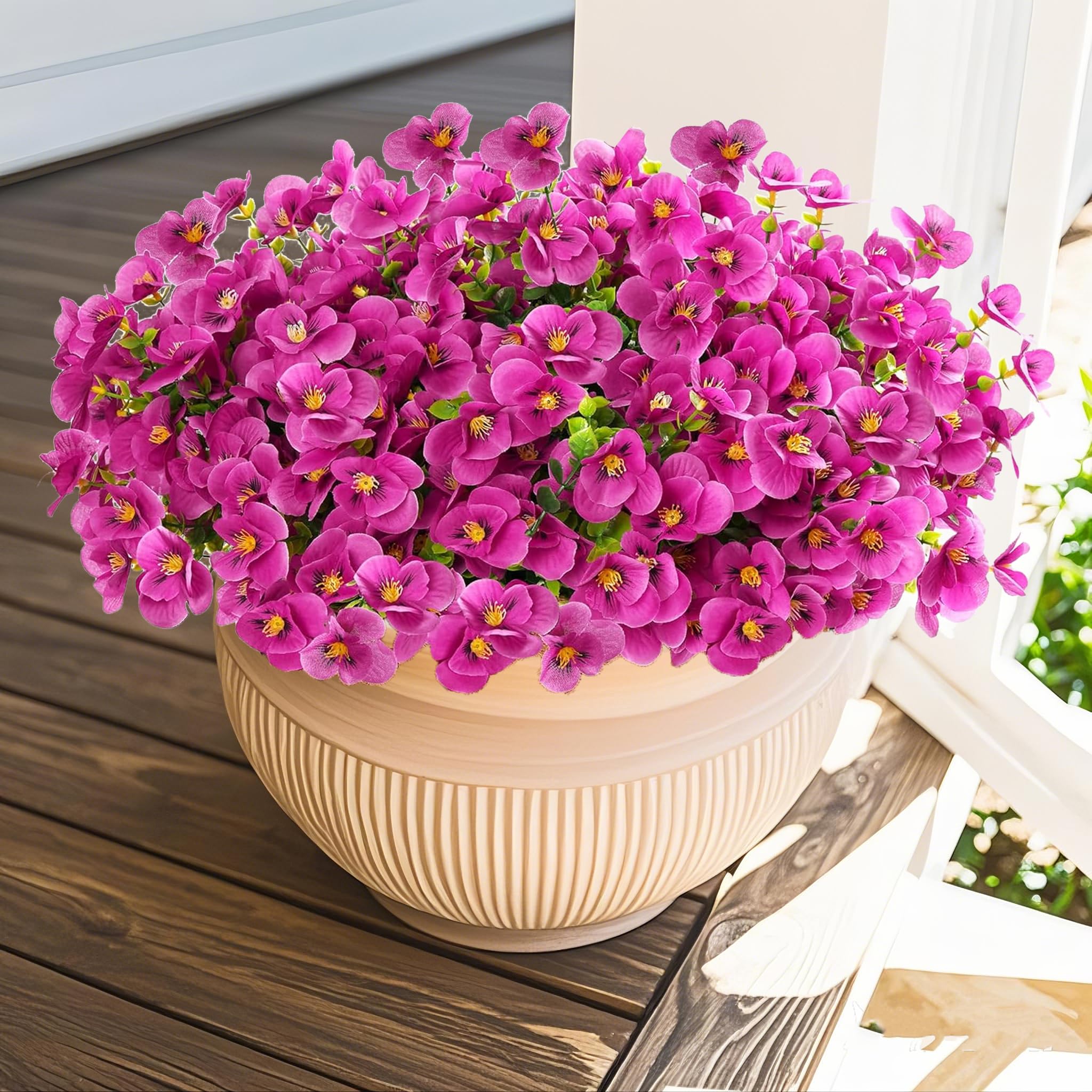 Artificial Flowers 10 Bundles UV Resistant - Purple One Size-image-639403be-3f1b-4d51-9493-93bc35f32461-97039
