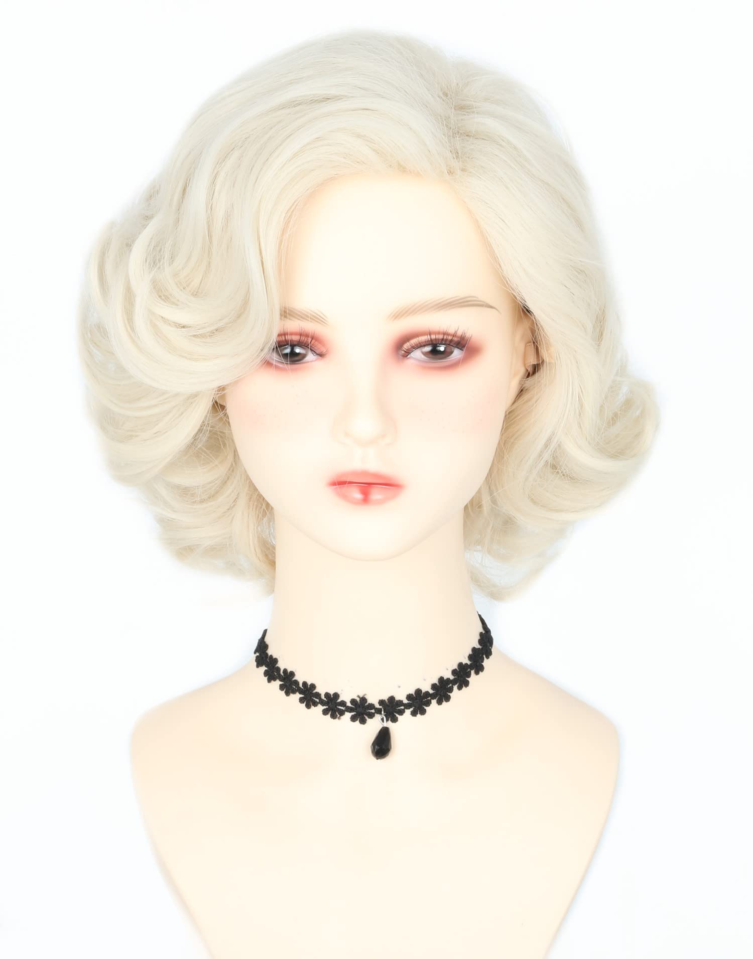 Women's Short Curly Wig - Beige-image-6693001e-9939-4eda-a2b6-0e5e0d4965a9-107085