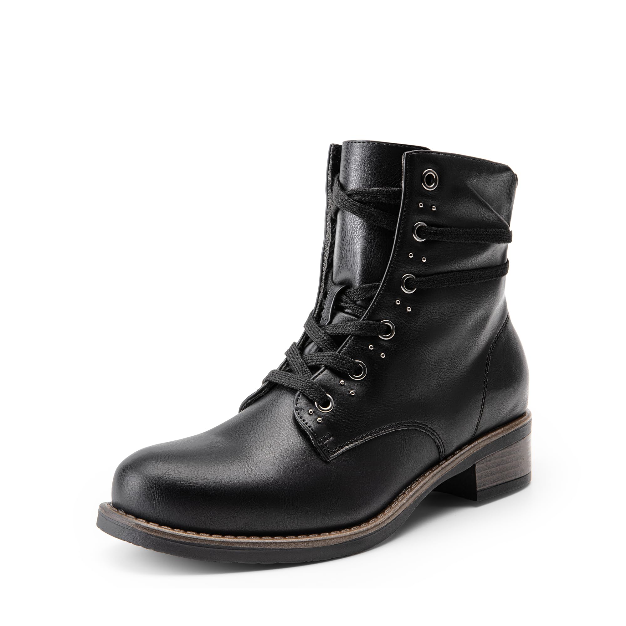 Women's Fur Lined Ankle Boots Lace Up - Black UK 5-image-6b9f5d59-cb41-4c73-8ead-791b39d12a64-88008