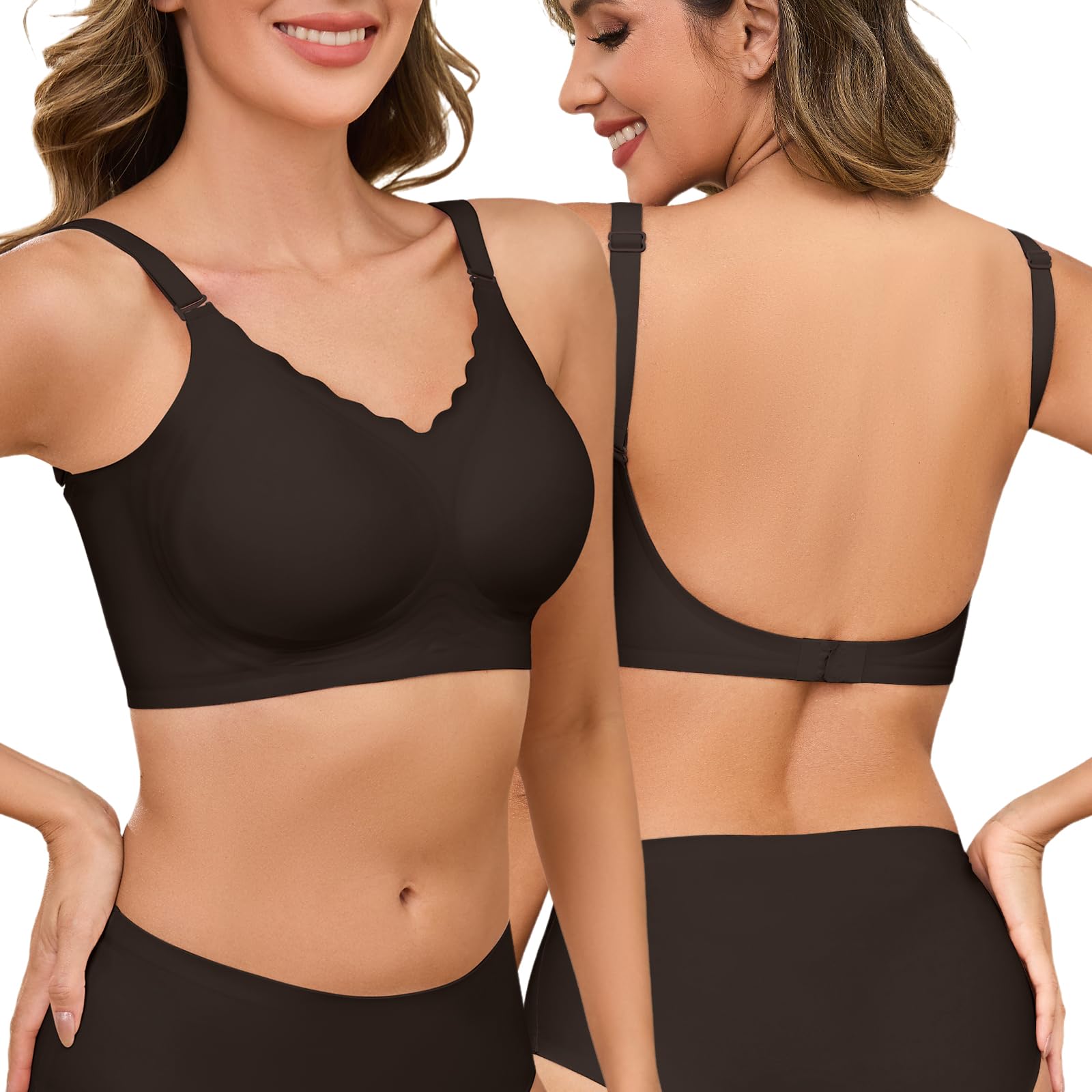 Lonya Low Back Bra for Women Backless Bras Seamless Sexy Black,-image-0500678b-6066-46e2-a0c5-7b6ec5503865-55112