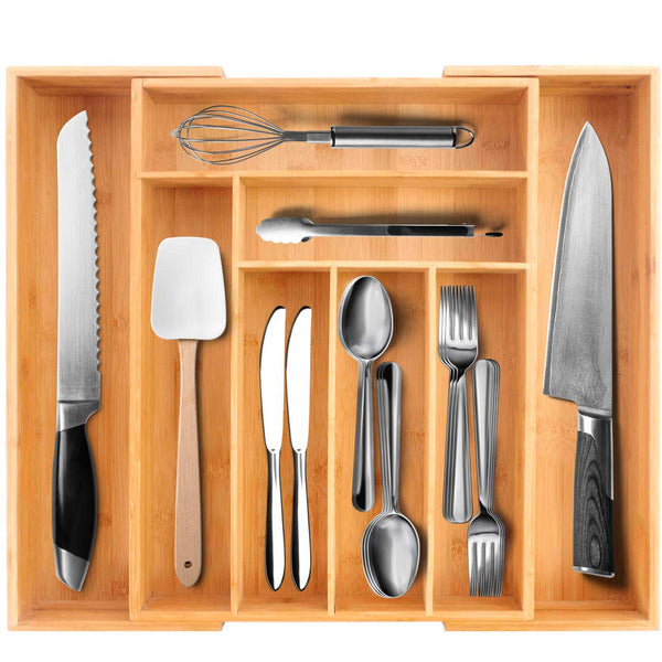 Organisateur bambou extensible