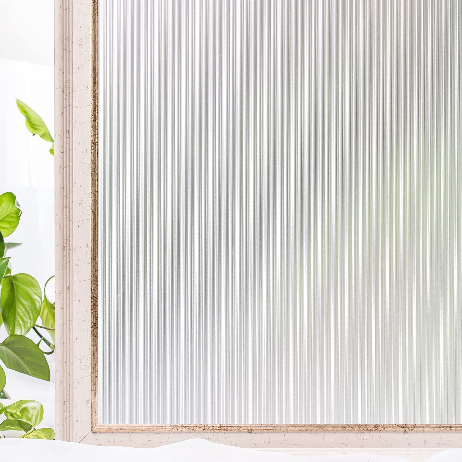 Reeded Glass Privacy Film - White 90x300CM-image-73899351-1d77-4969-962e-aab963141f1f-117466