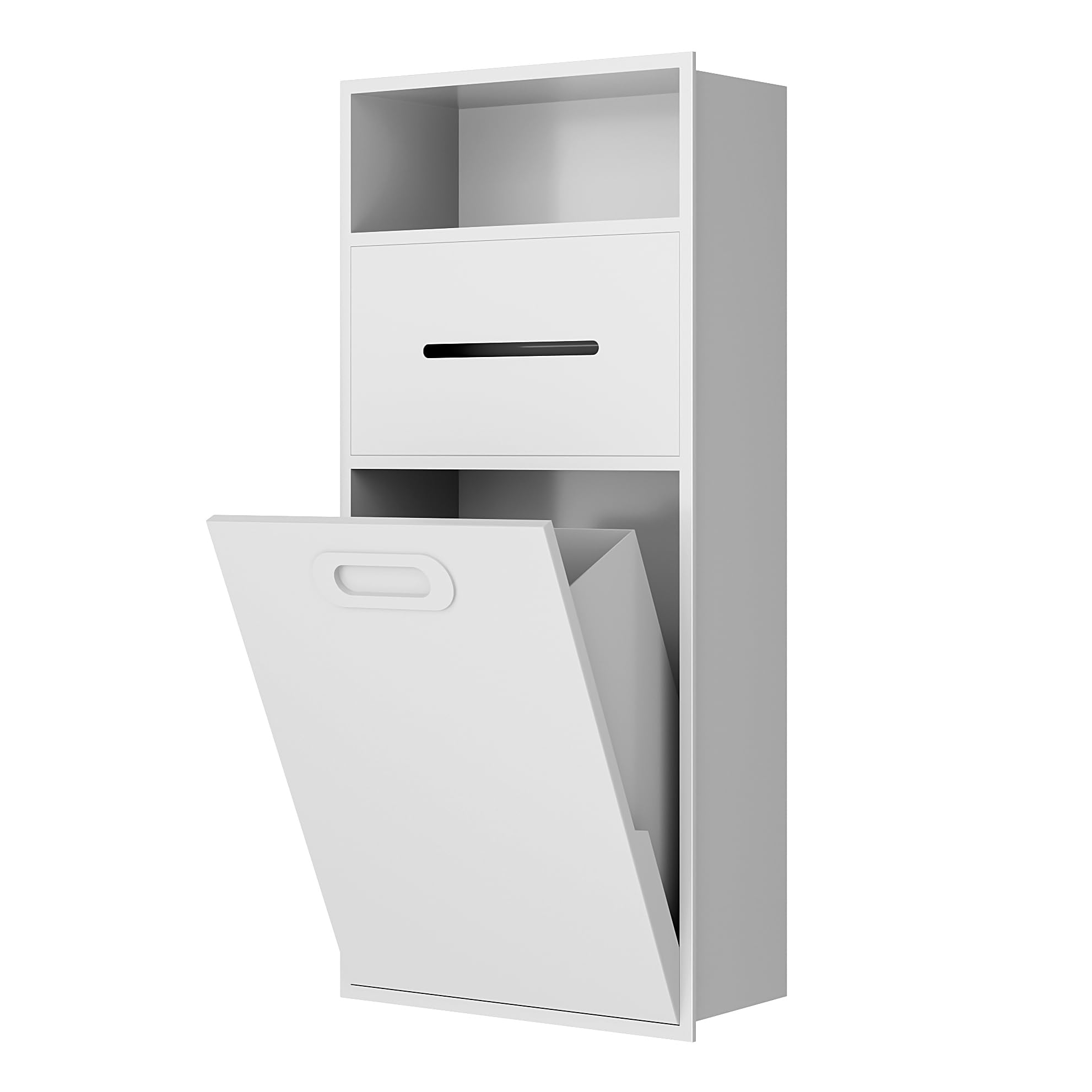 Bathroom Niche with Trash Can - White 30x66cm-image-e280740e-3cbd-4c5c-a2b4-aa01fa565d98-121207