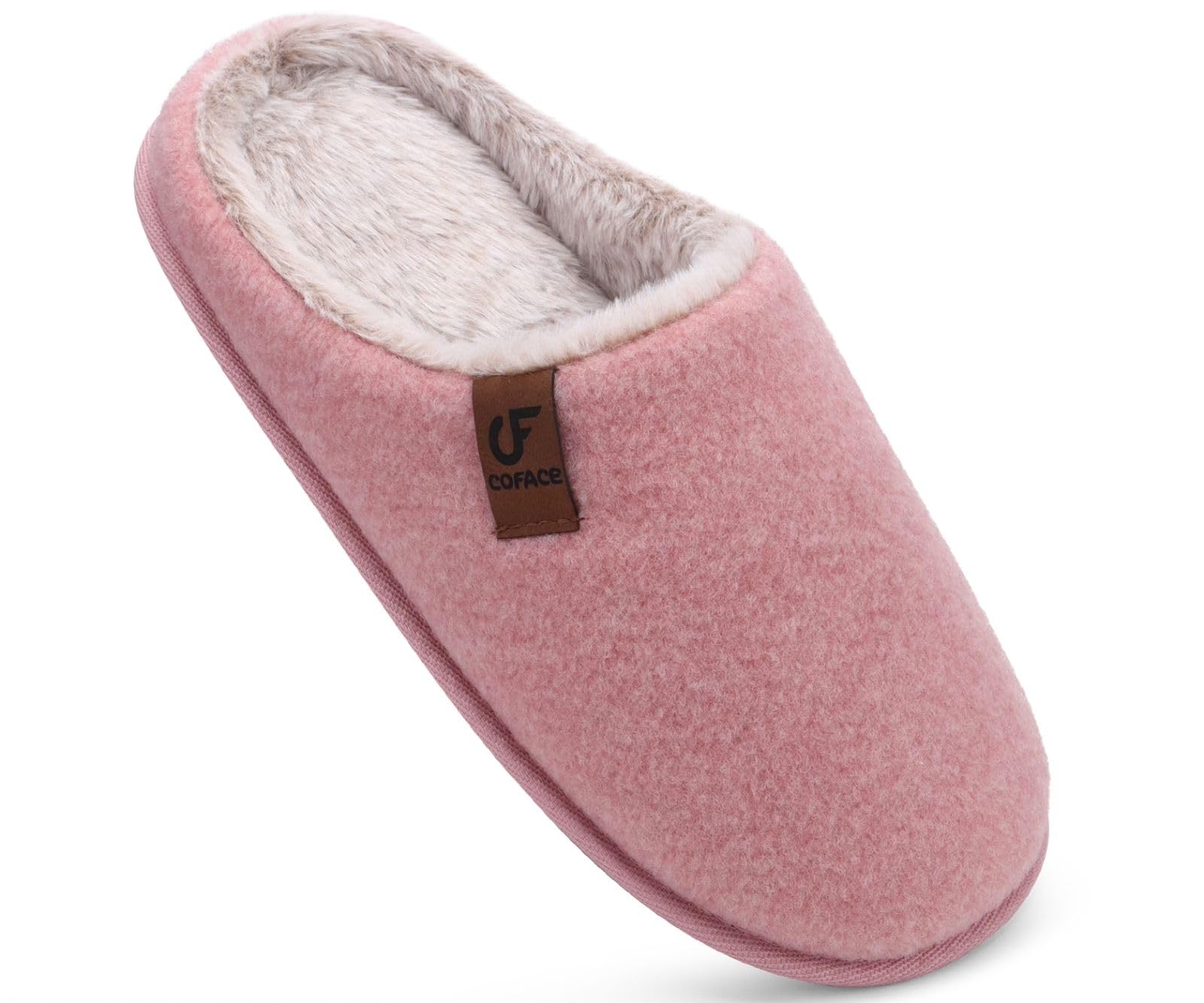 Men's Warm Memory Foam Slippers - Light Pink UK 6.5-image-9800236a-cf66-437c-af47-c240fcc223dc-90558