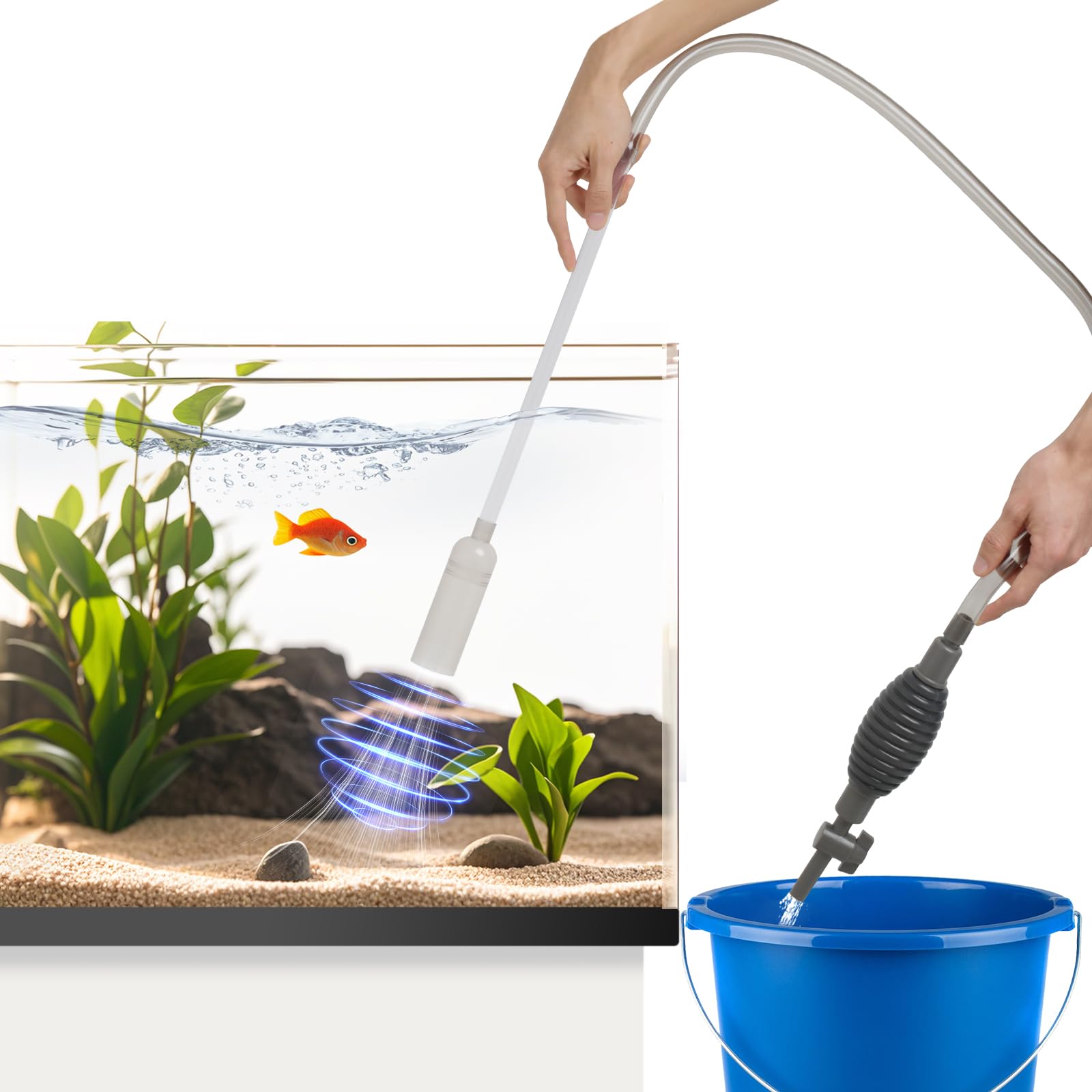 Fish Tank Cleaner & Gravel Syphon Hoover - Efficient Aquarium Cleaning, Easy Maintenance-image-25b0c7ae-9a49-411d-8b81-034788d6331a-66649