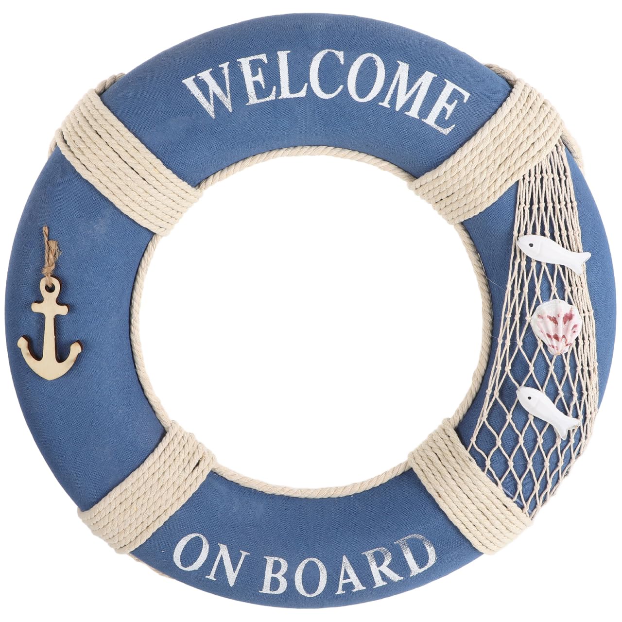 Decorative Life Ring Ornament - Blue 50cm-image-1b3917ae-2728-443d-a446-091e54c06edc-114270