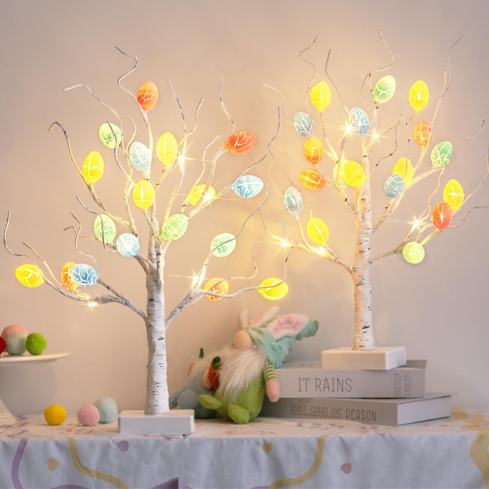 LED Easter Twig Trees Set of 2 - White 22'' 2 Pack-image-9746eea4-8d4b-4ae0-900f-d78c37f0fe94-104479