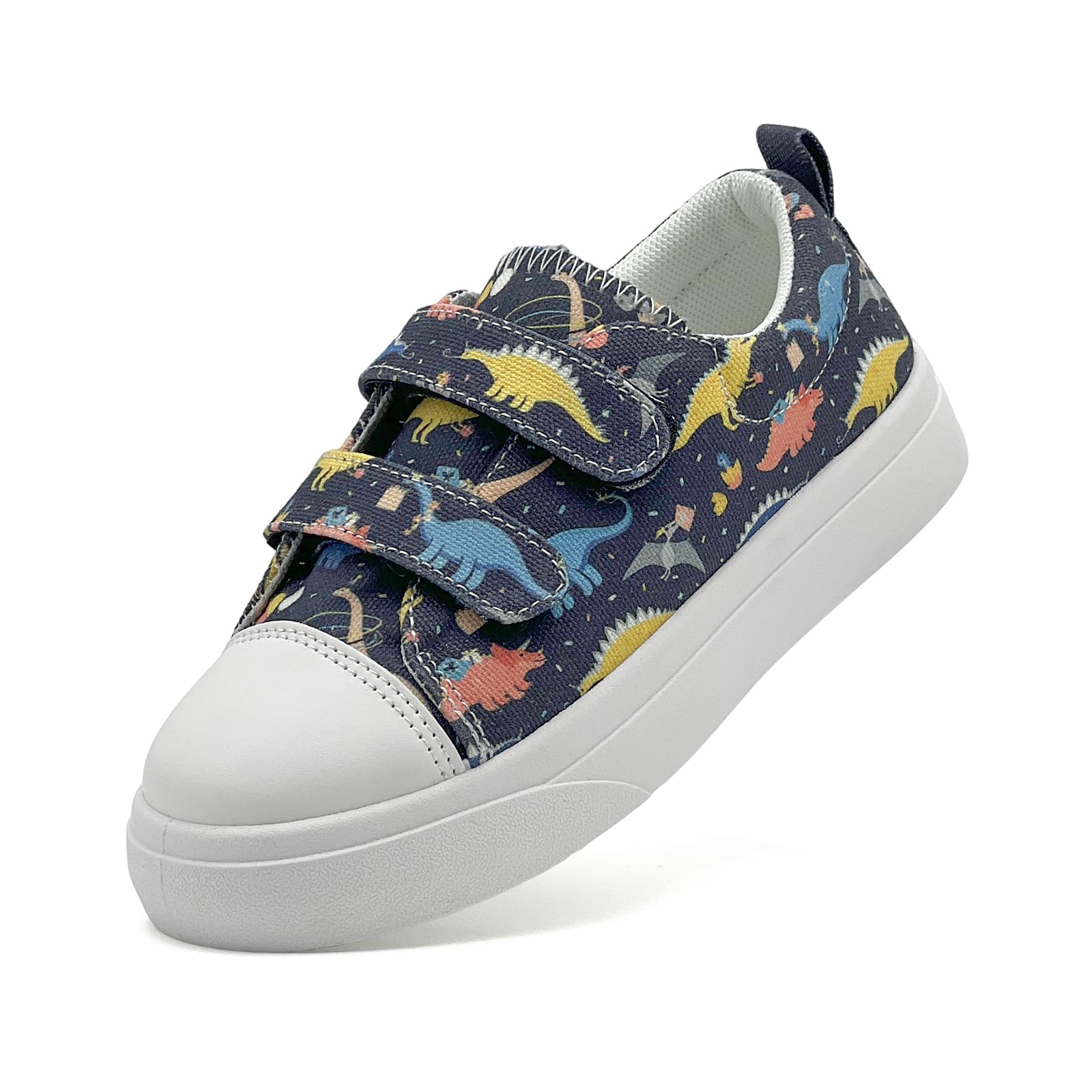 Kids Canvas Trainers Hook & Loop - Dark Blue UK 2.5-image-54a8a95c-dfa4-4c7f-9952-96490cab248e-119470