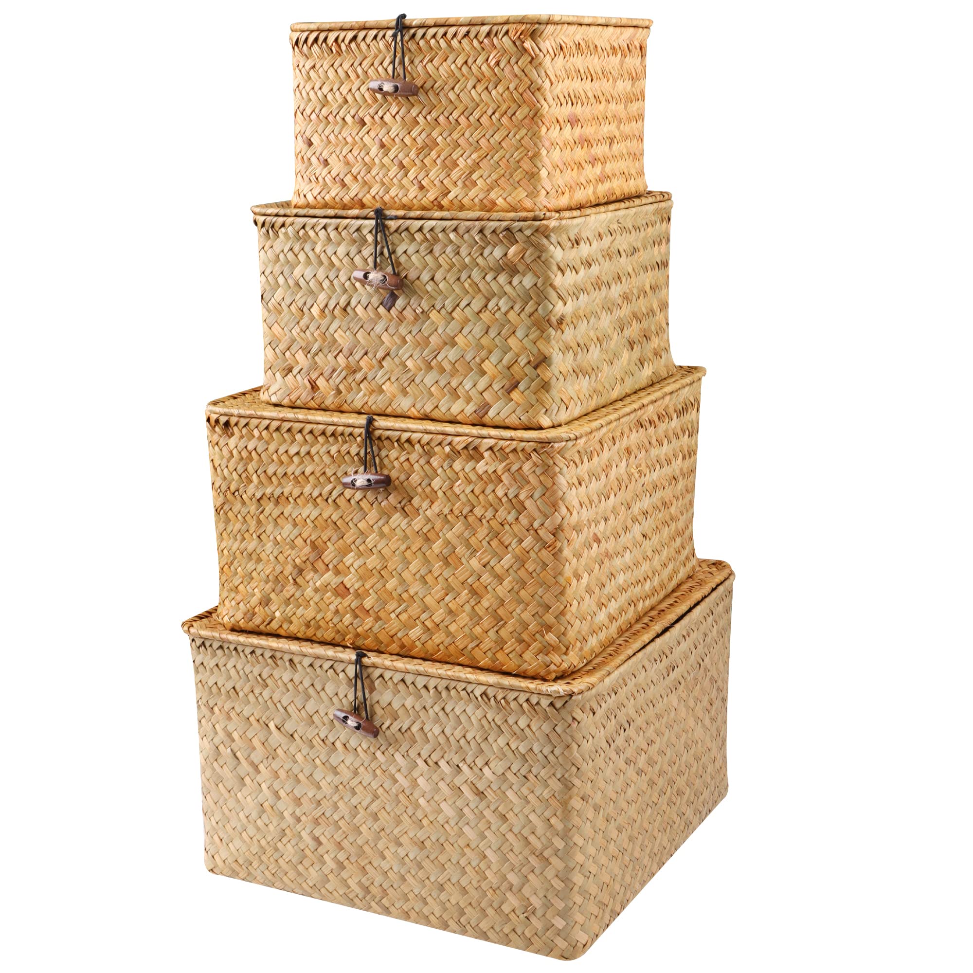 Wicker Storage Baskets with Lids - Natural Set of 4-image-dcf4221a-c498-451b-aca8-68b9719cde5f-86044