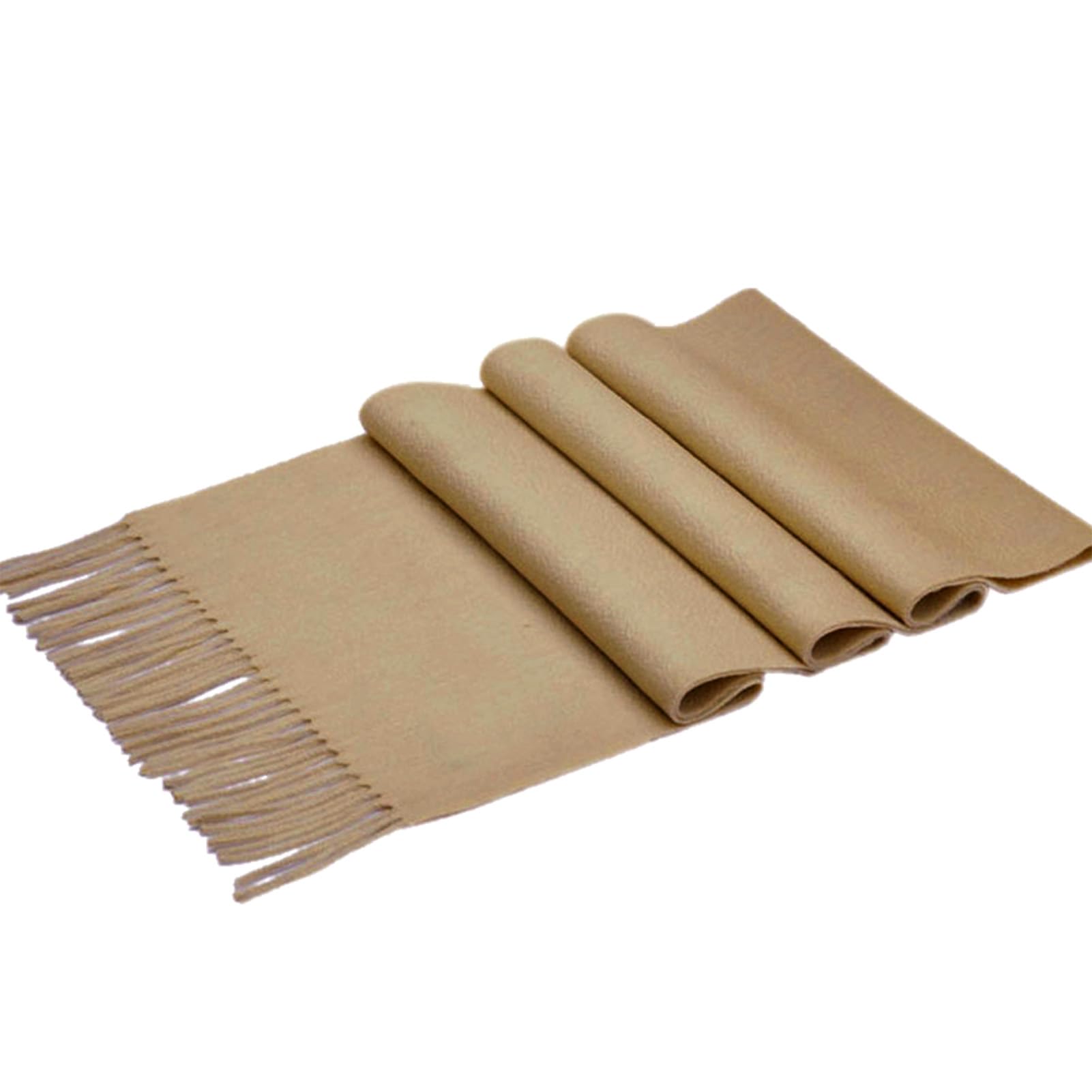 Wool Winter Scarf Soft Warm - Tan One Size-image-486440b4-13d9-422f-add4-c86004fe1e0d-113280