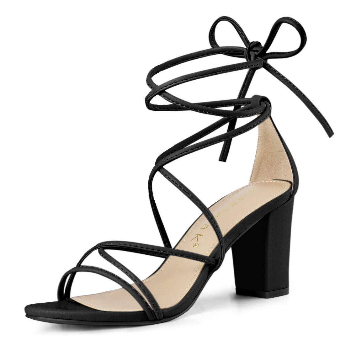 Women's Chunky Heeled Sandals - Black UK 4-image-13b49867-0744-4f5e-ba17-330e4105dece-114772