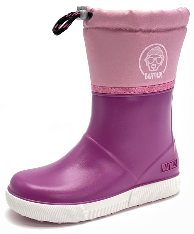 Kids Eco Lined Boots - Fuxia UK 10-image-b8de2fb0-62a7-466e-aa29-9e5774a81d6d-111204