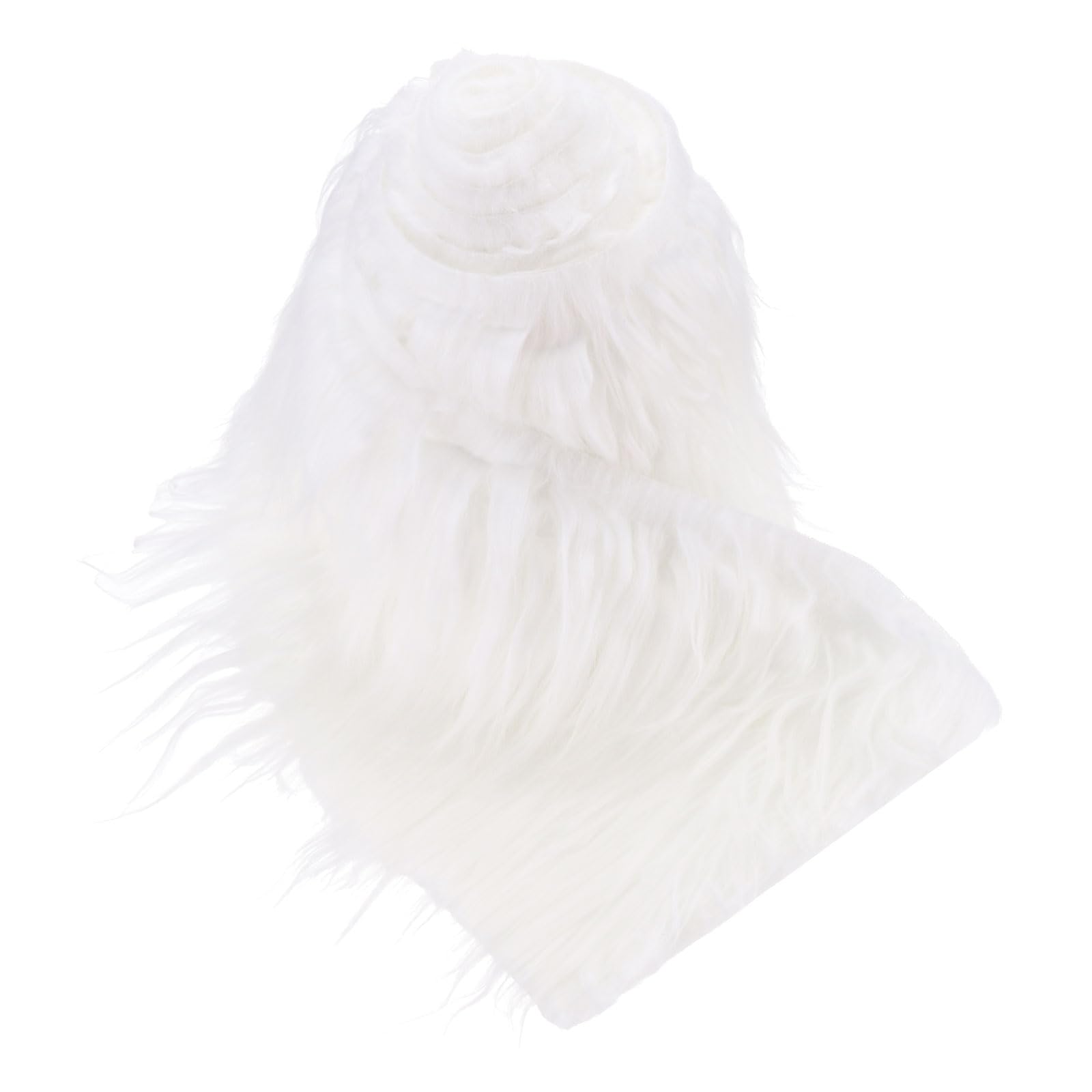 Faux Fur Fabric for Crafts & DIY - White 8"x60"-image-5d1488a3-3b08-4ccb-a713-54b15b2c7751-100526