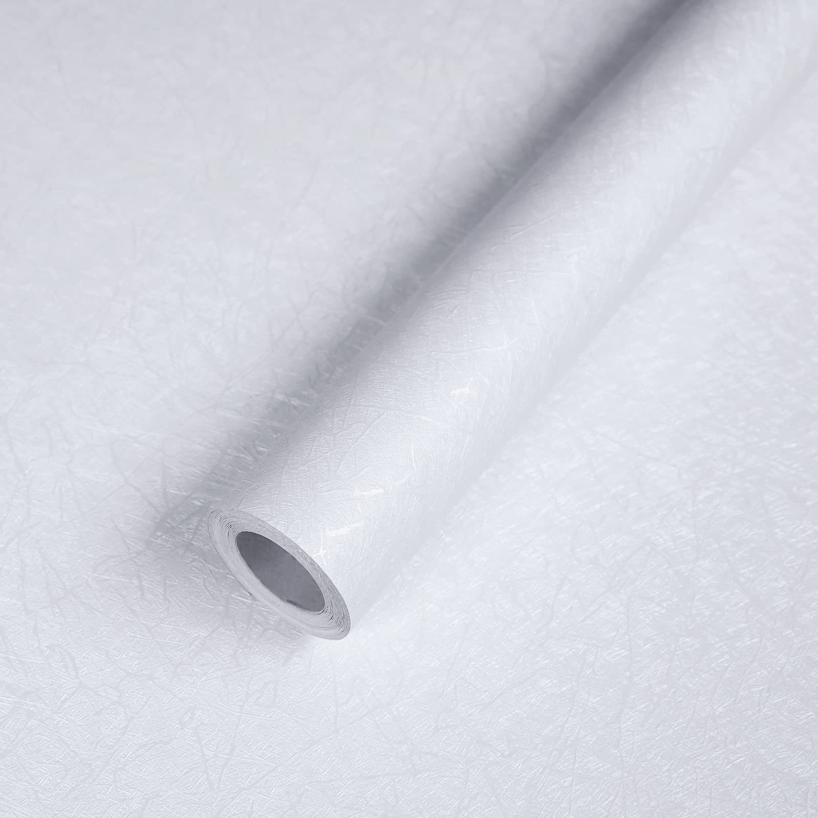 Self Adhesive White Wallpaper 60cm x 500cm Peel & Stick Vinyl Wrap for Kitchen & Furniture-image-951e9d1f-f94d-4b85-b734-e12f5e80c57e-77669