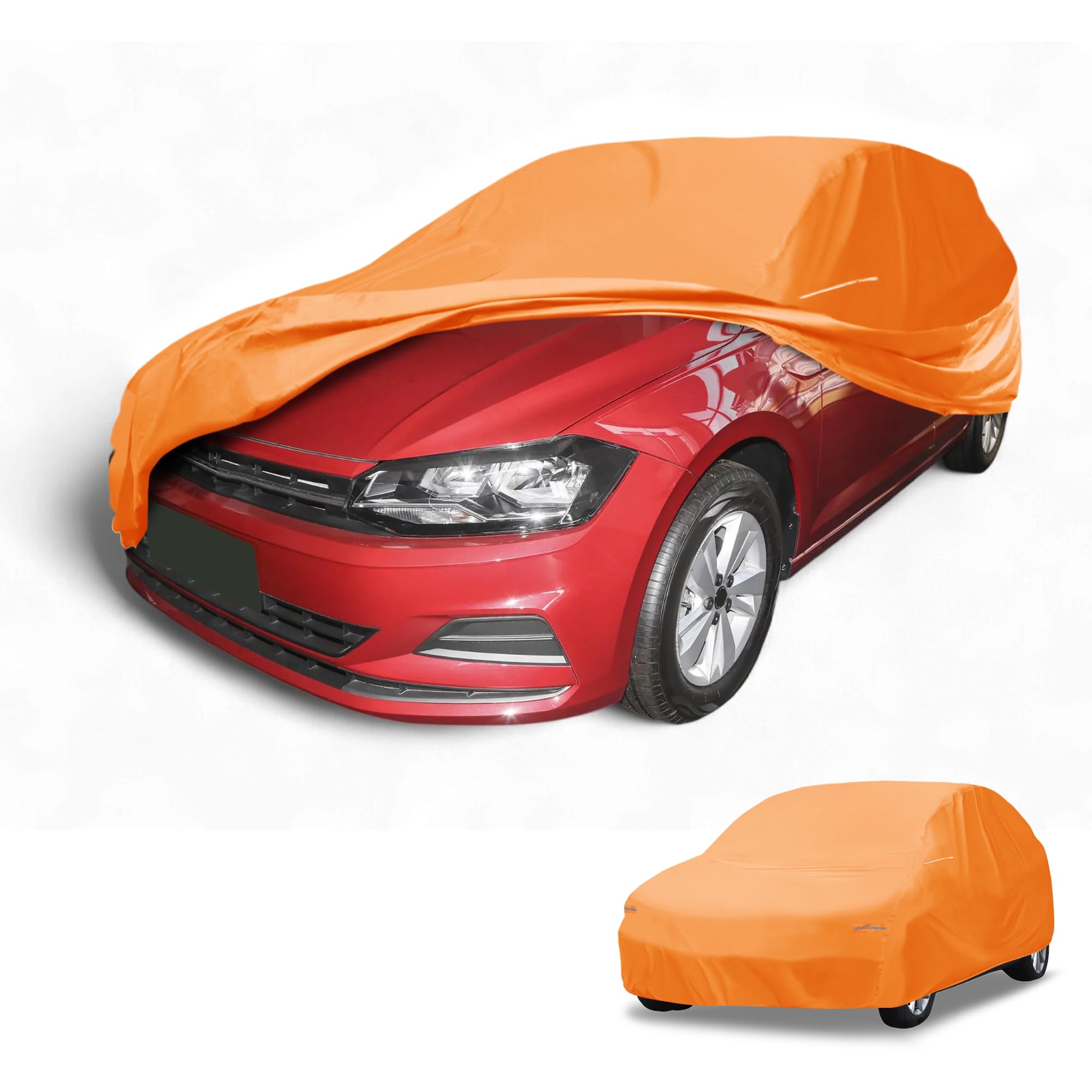 Waterproof Car Cover Zipper & Mirror Pocket - Orange 165"-image-5c95841c-ed45-46a7-b819-6901eb1ddb6d-118822