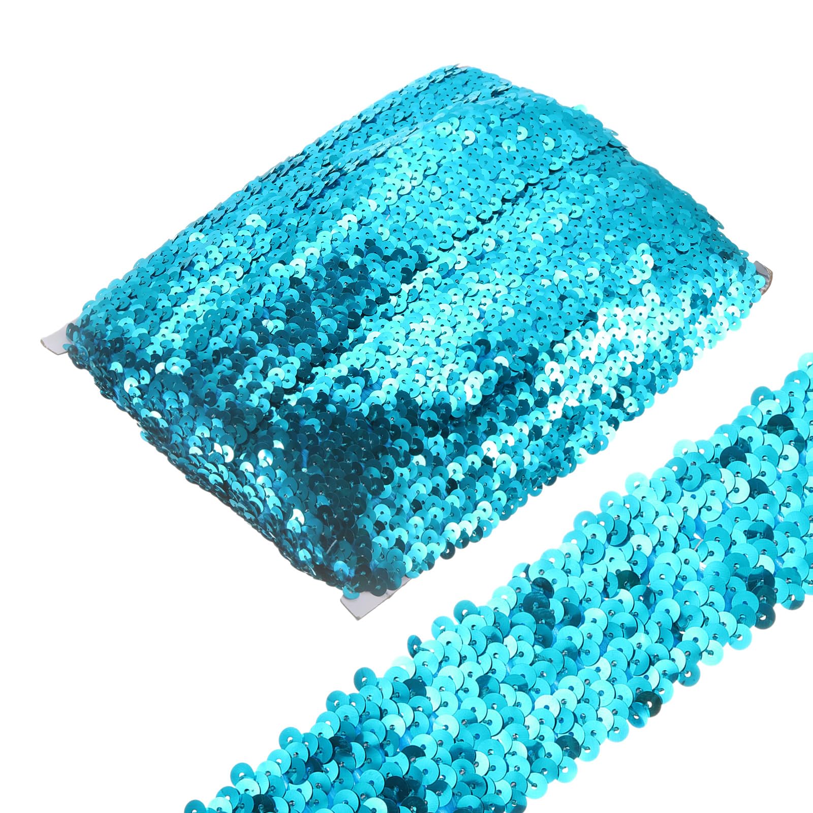 Elastic Sequin Trim 10 Yards - Blue 1.8 Inch-image-f83ea3fd-ae3e-40c6-908e-e2ed5d7bfce7-112480