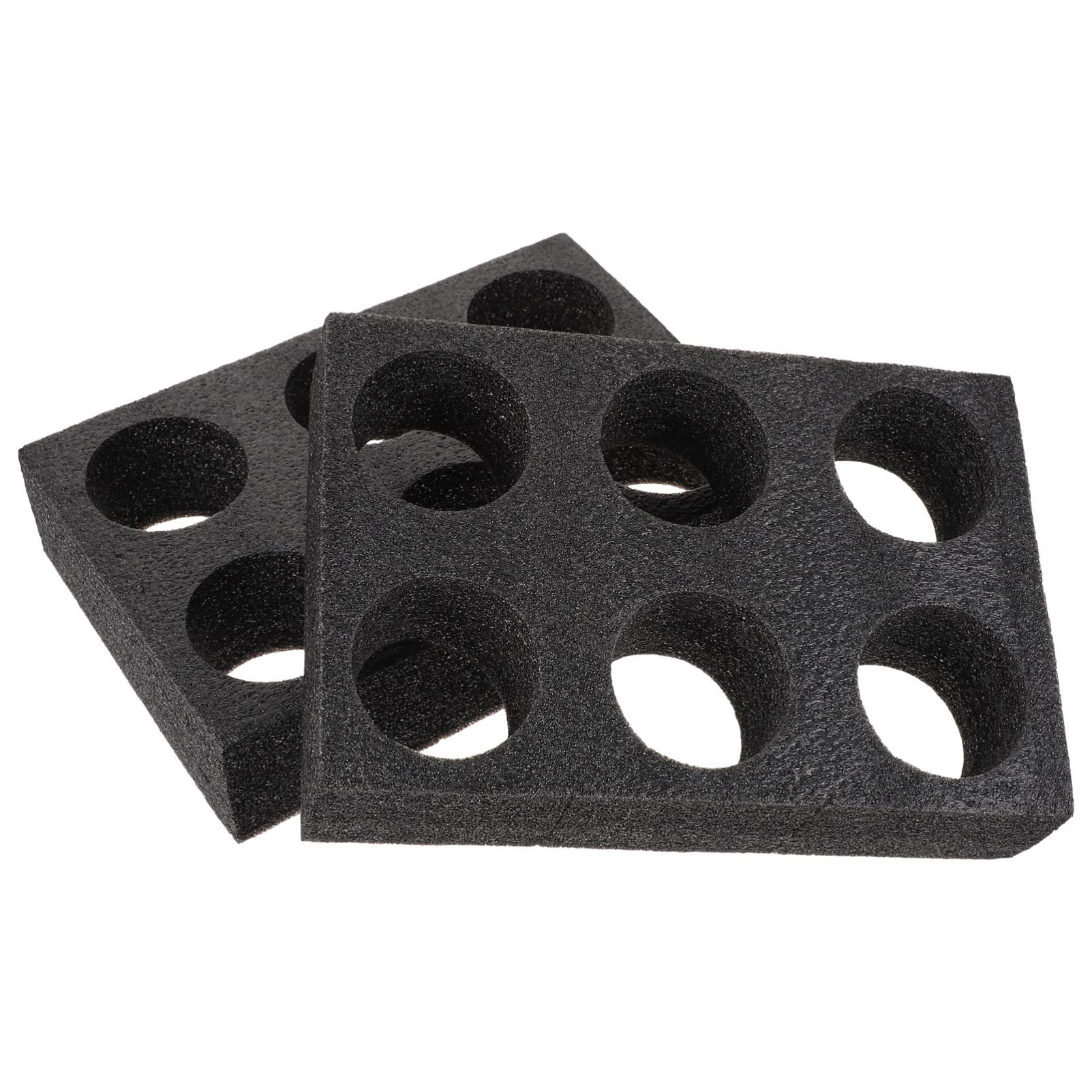 Wool Cup Holder 6 Slot Drink Carrier - Black-image-ba83e8eb-7462-4ce6-84bc-d999251cf81a-94509