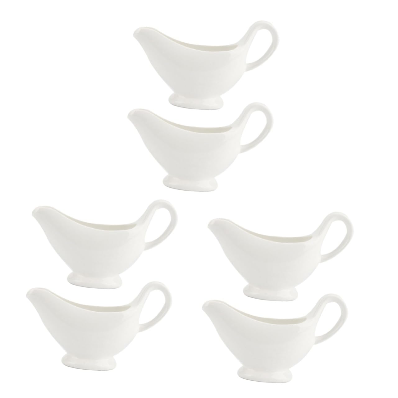 Mini Sauce & Gravy Boats Set - 3oz White Ceramic-image-451c58ea-aeb7-4d08-b96a-b825b35df239-92046