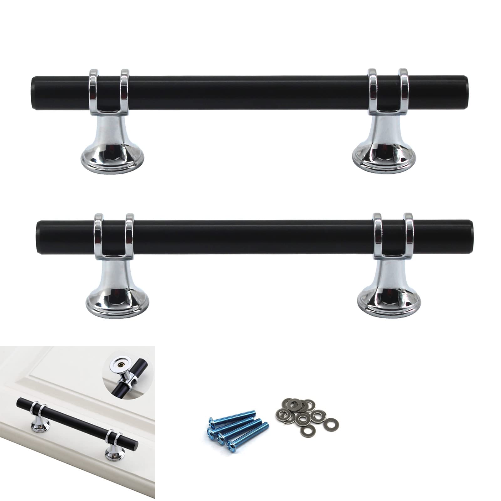Zerniple T Bar Handle Pull Kitchen Cabinet Handle Zinc Alloy Drawer (2-image-e04f7e39-7aff-4da0-a7a6-c190bcb747a9-63811