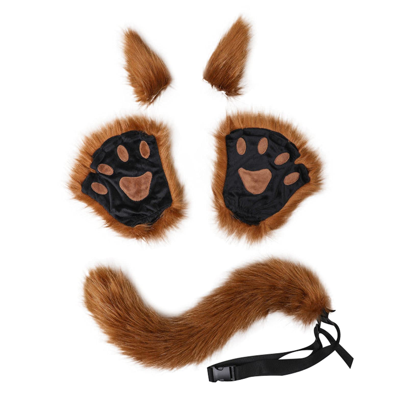 Faux Fur Animal Costume Set - F Brown L-image-e9efc4a2-8166-44df-b9c3-4079536caf26-109950