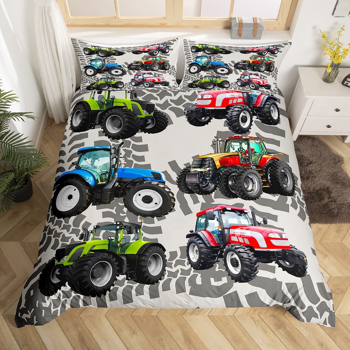 Kids Tractor Duvet Cover Set - Multicoloured 26 King-image-b3eeac58-22b2-4e2e-b415-9f413039aa26-115779